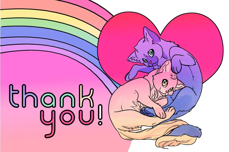 Thank You! Thank You! Dimensions Variable. Details of Four Patterns of Illustrated Thank You Cards Colored by Community Participants. (2014)