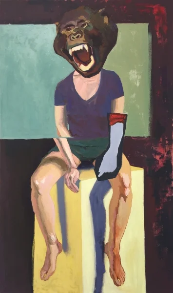 Bestial. 36”W x 60”H. Oil on canvas. Diane Williams (2015)