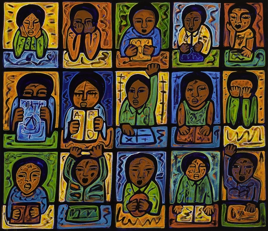 Nabe. 16”W x 26”H. Mixed Media. Jose Ramirez (2006)