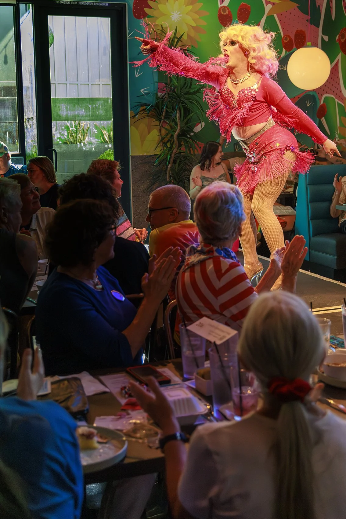 Drag Show at Royale Kitchen for No Kings day