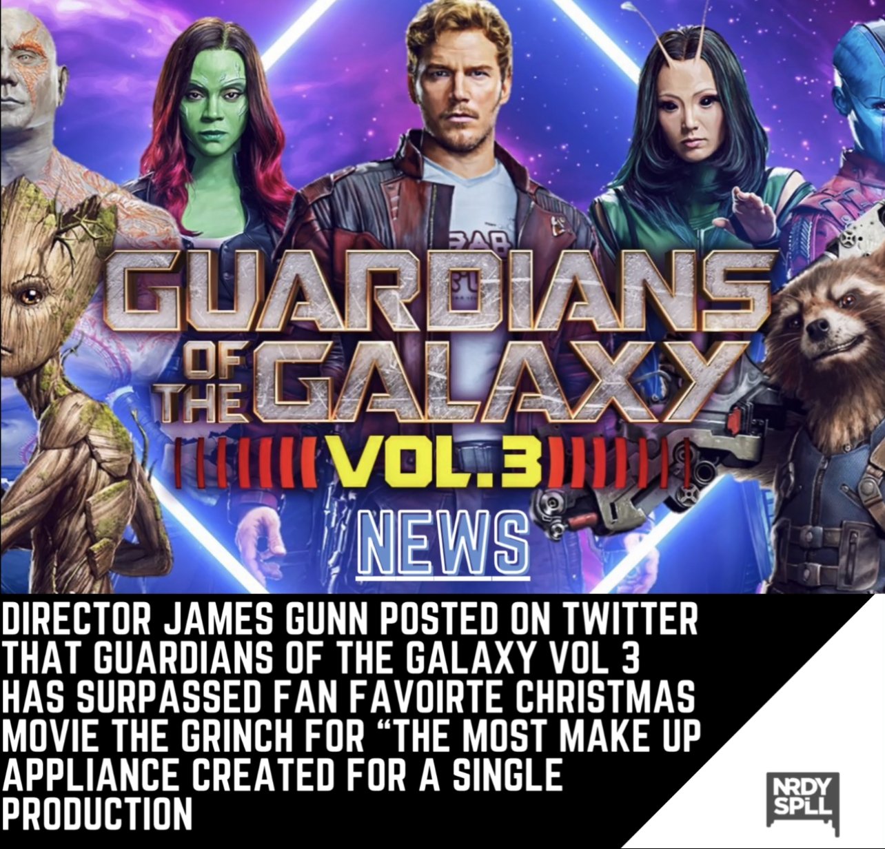 Guardians of the Galaxy Vol 3 has broken world records with prosthetics —  NerdySpill