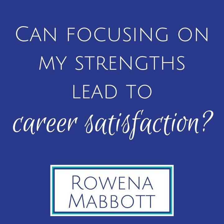 A question I am often asked is, can focusing on my strengths lead to career satisfaction?⁠
⁠
The answer is YES!👏🏻⁠
⁠
To illustrate, I'd like to share a case study.⁠
⁠
One of my clients, let&rsquo;s call him Joe, was equally thrilled and concerned t