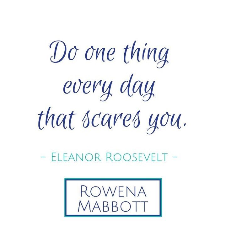 I'm not sure about doing something scary every day! 😬⁠
⁠
That said, doing NEW things can be scary, and that's okay. Stepping out of our comfort zone, trying new things or learning a new skill can create a feeling of being both terrified and exhilara