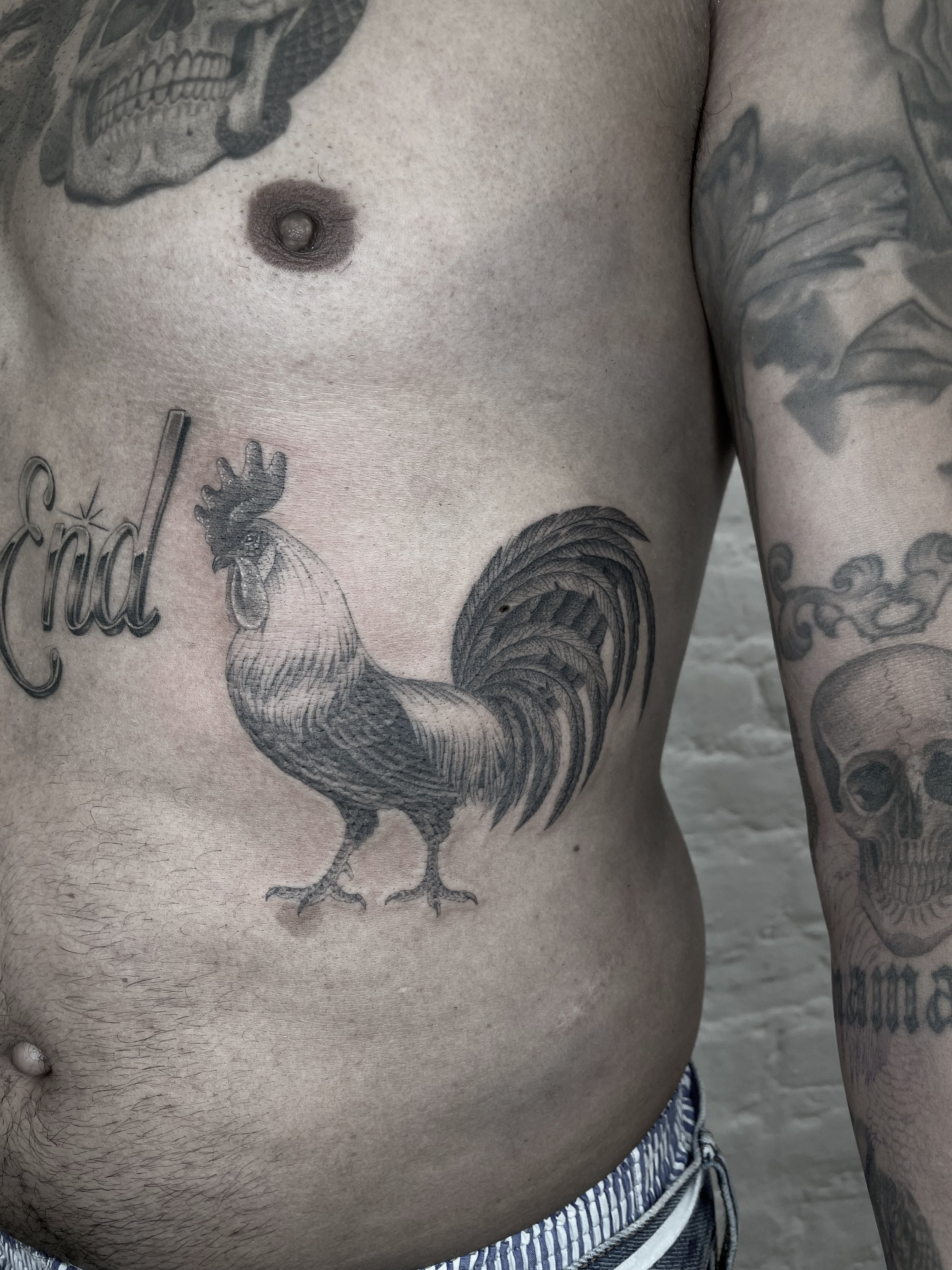 Rooster tattoo