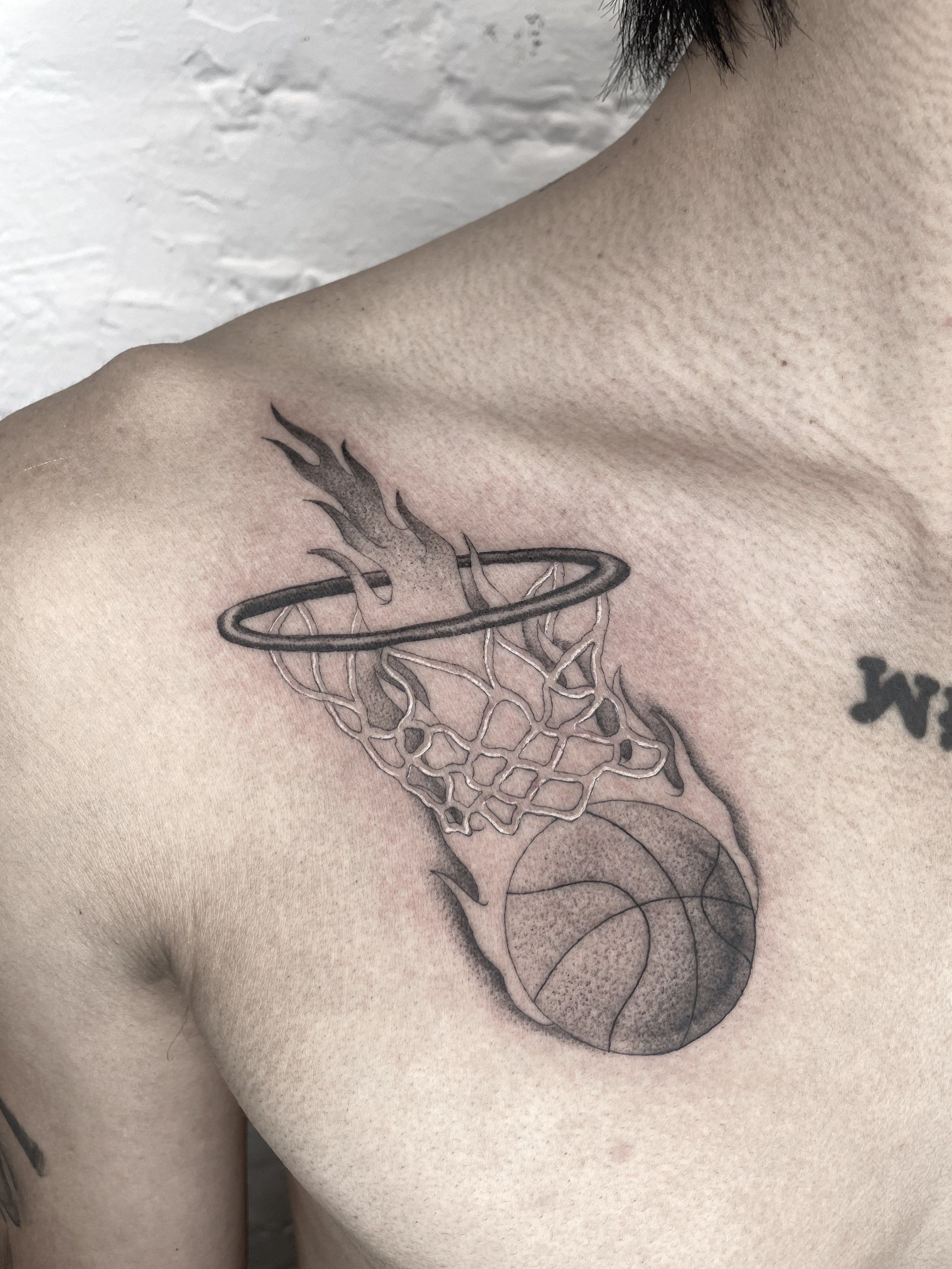 basketball tattoo