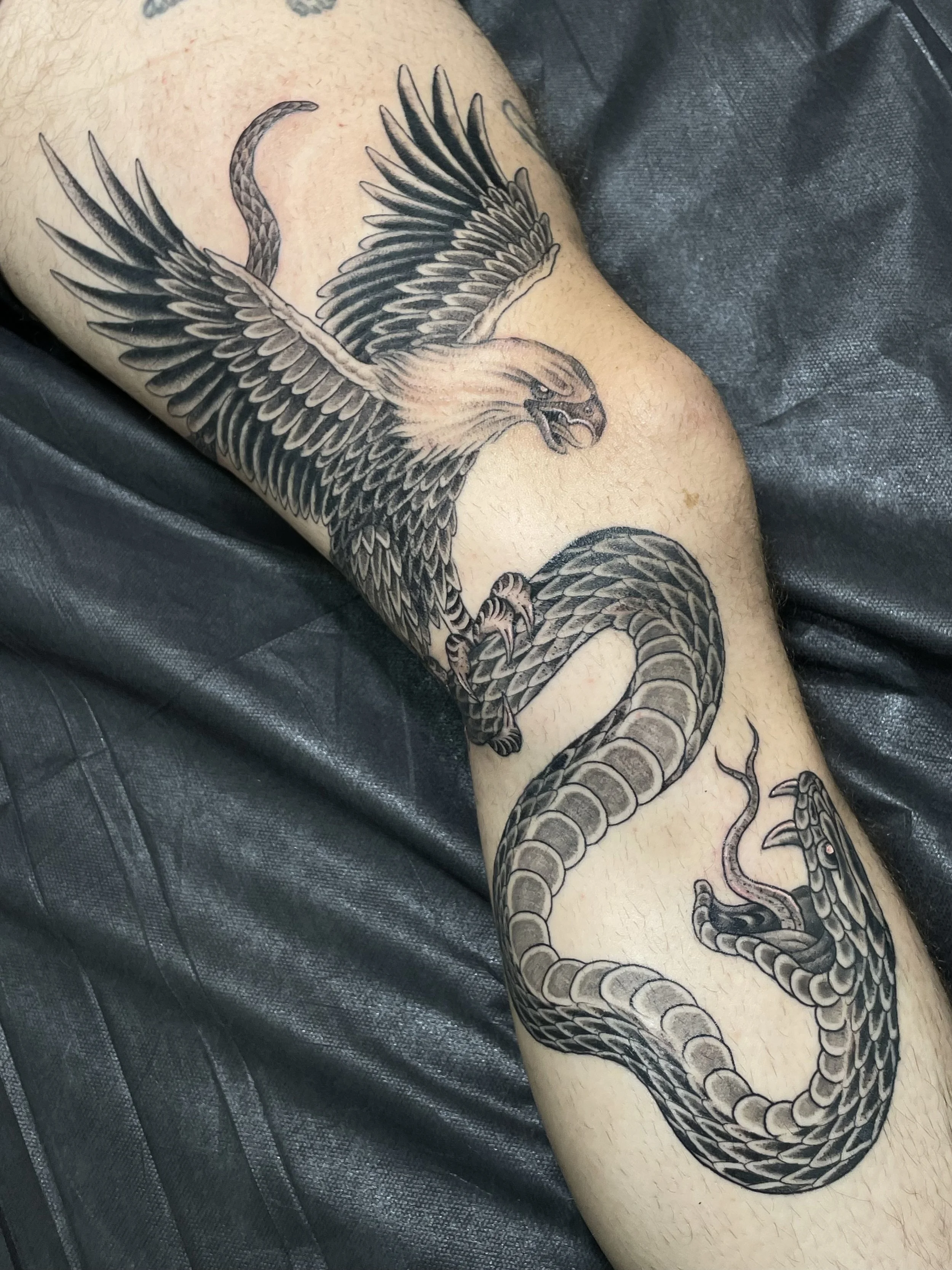 eagle and snake tattoo