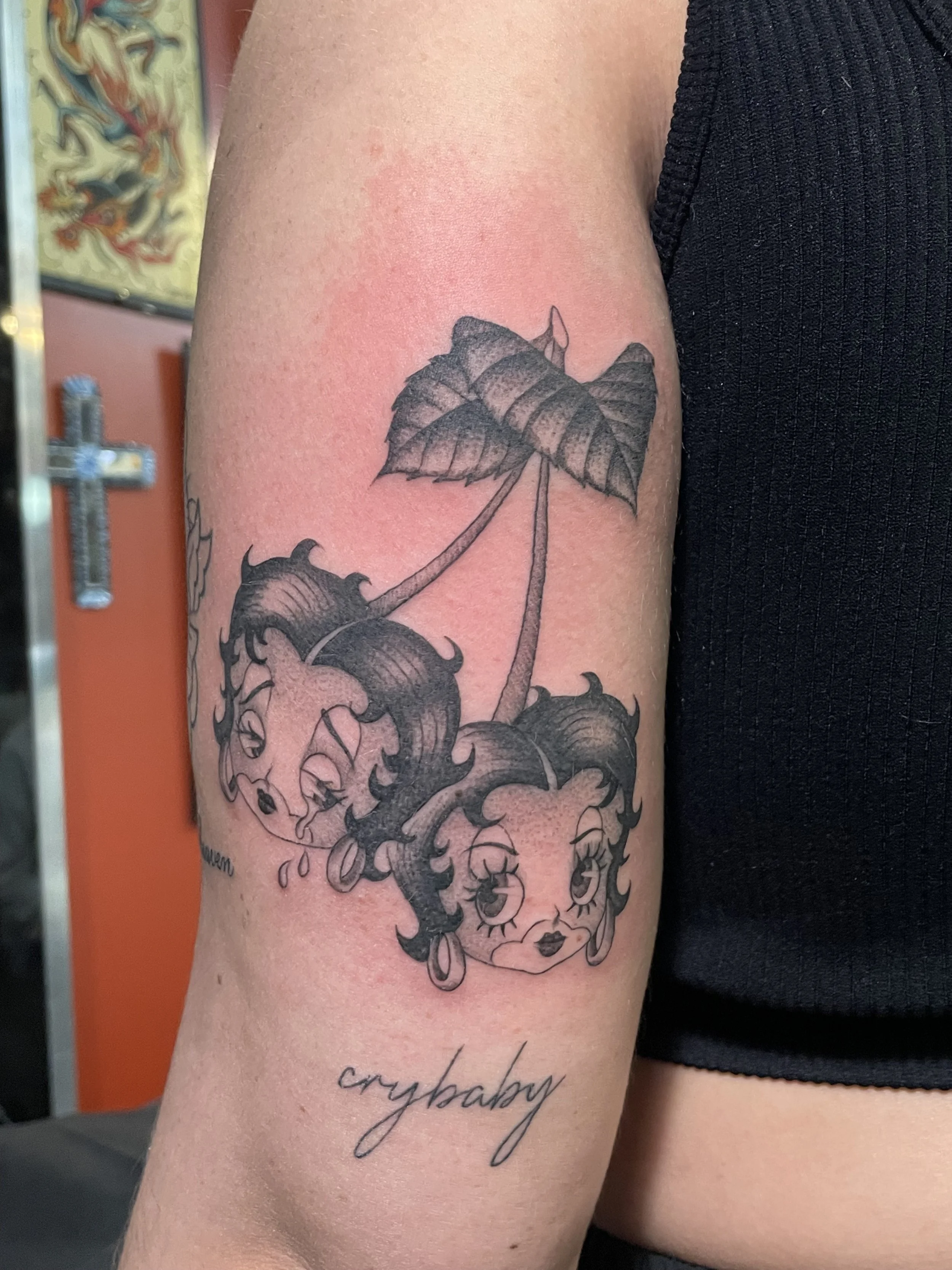 fineline betty boop as cherries tattoo.jpeg