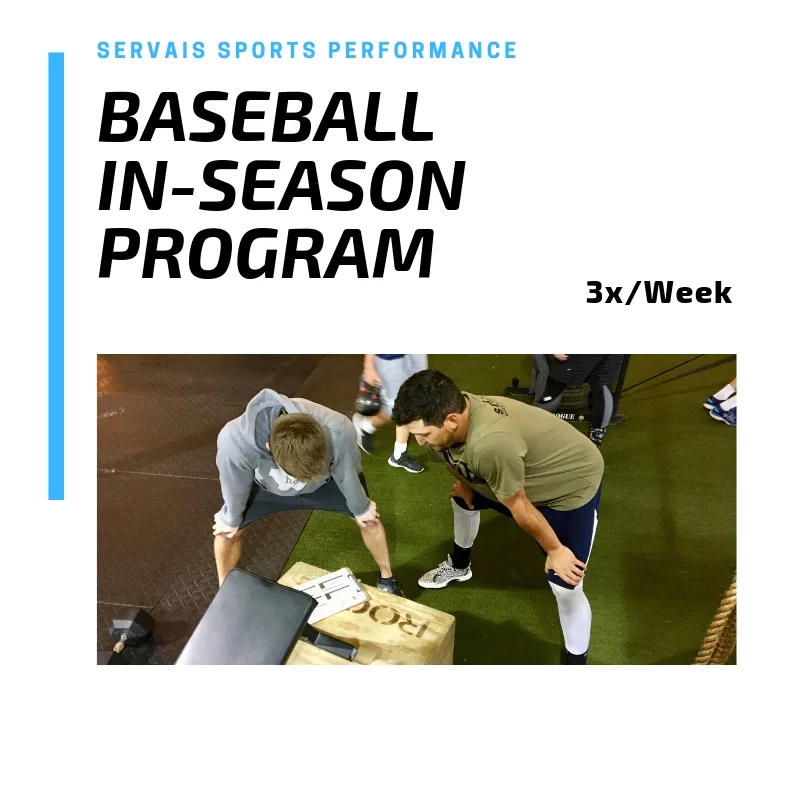 Baseball In-Season Training Guide 3x/Week