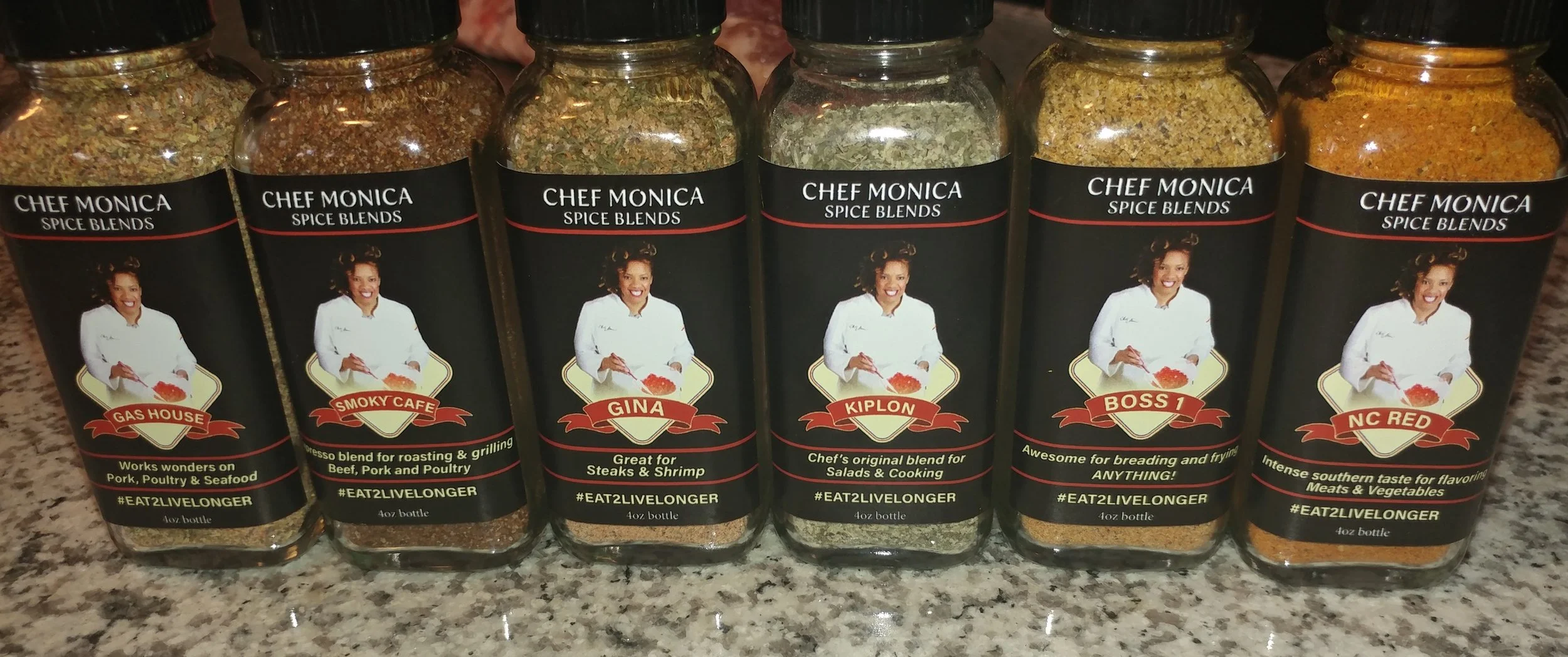 choose the Gina Spice blend for your family or experience all 6 Spice Blends in your kitchen!
