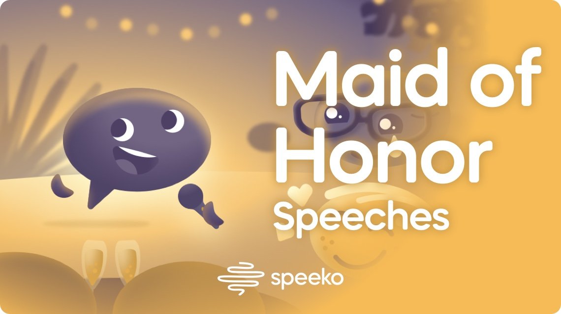 sample matron of honor speech for sister