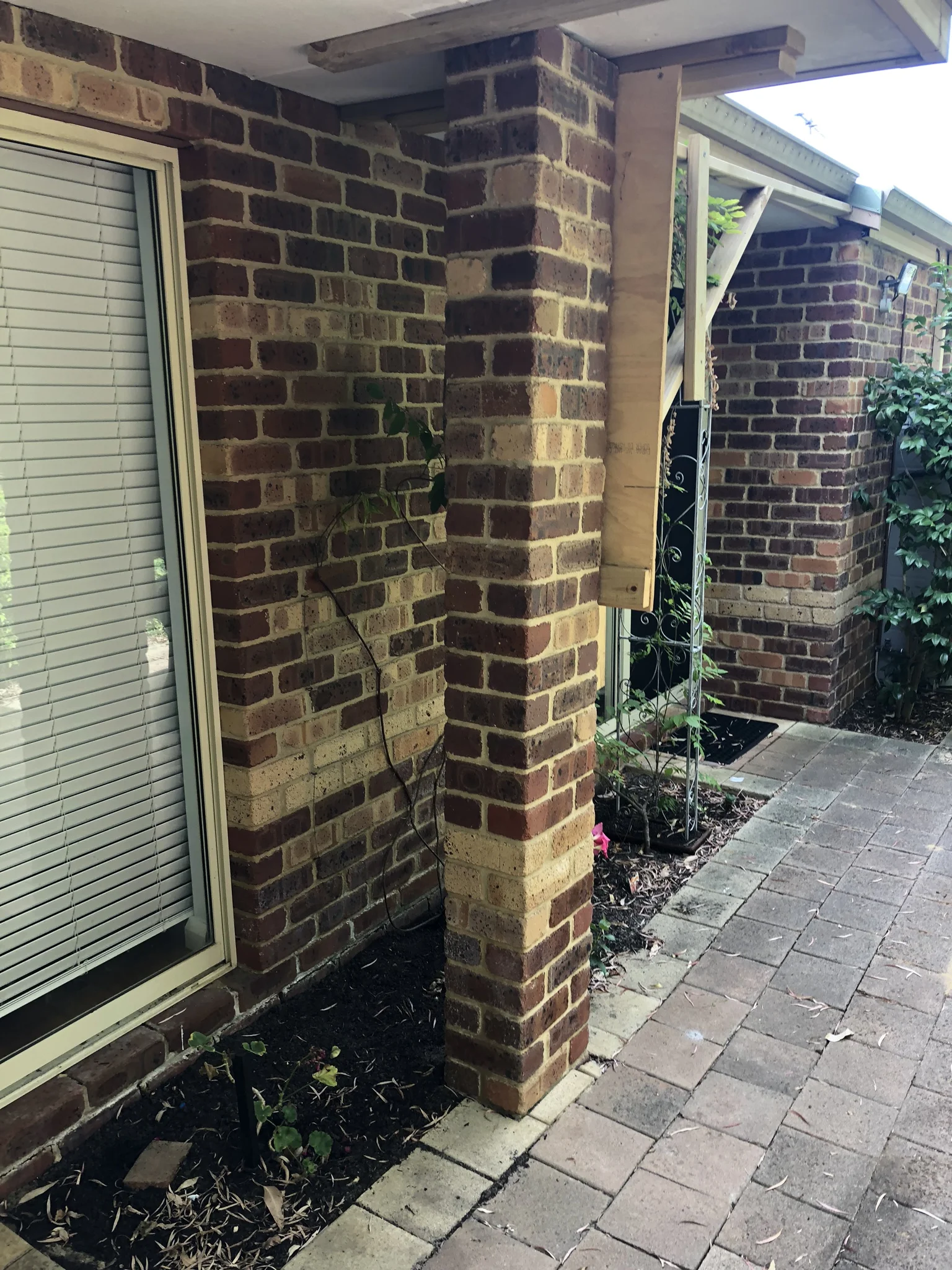 Repair Leaning Brick Wall