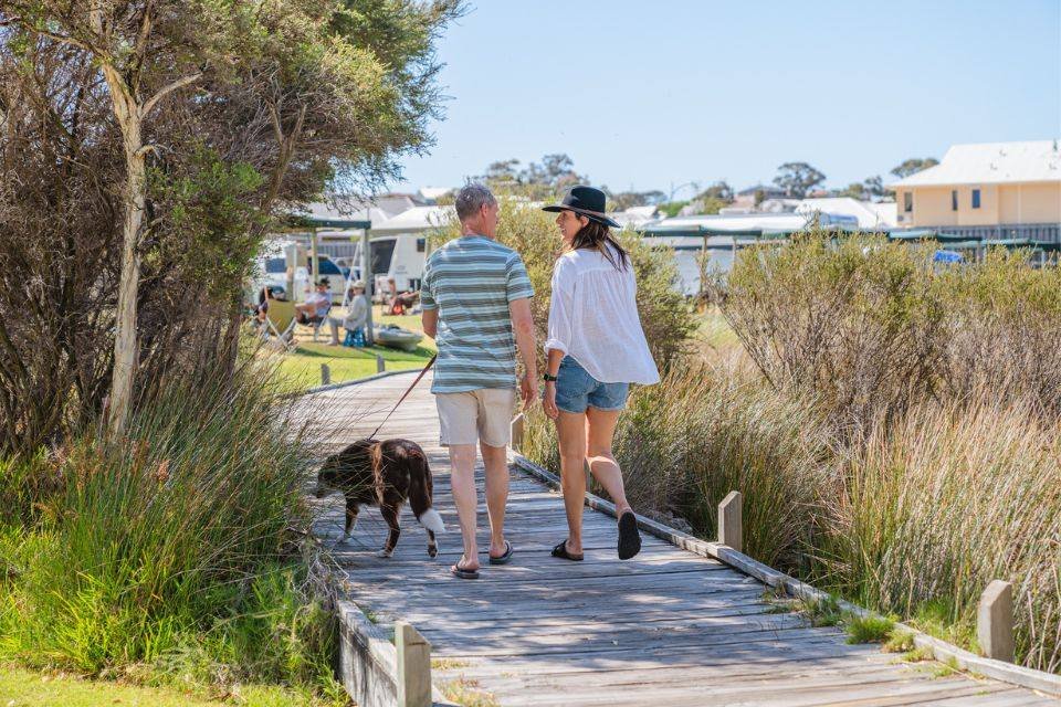 Unlock a world of possibilities with your furry companion by your side! 🐾💕 
At Miami Holiday Park, we're dedicated to providing a pet-friendly haven all year round, complete with scenic walking tracks and a complimentary dog wash to keep your pup f