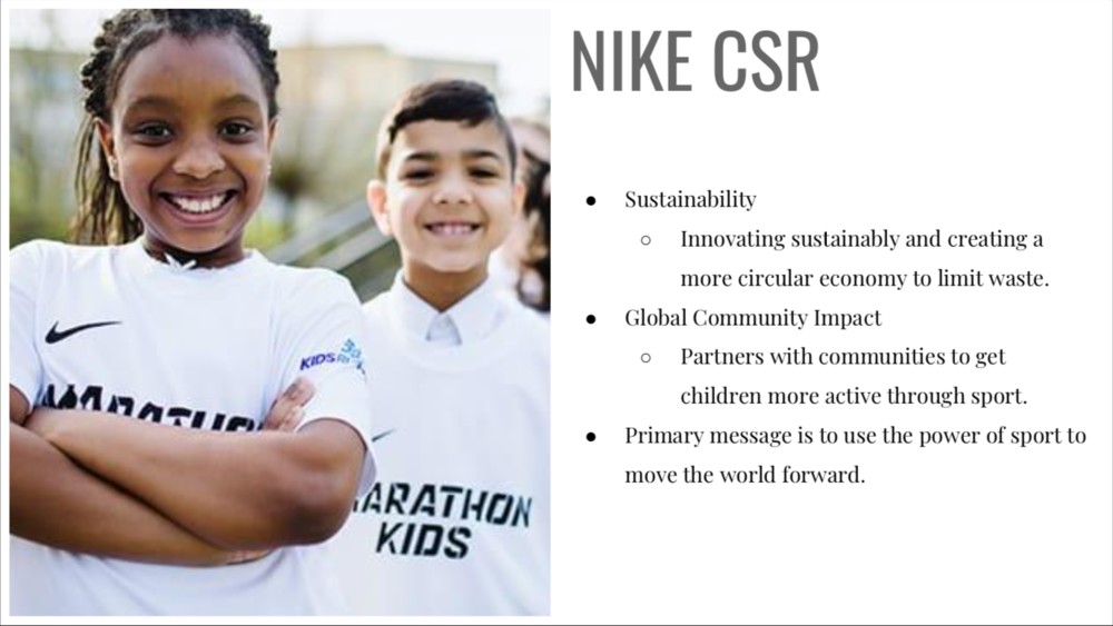 Vertrek naar Geruïneerd etiket CSR: Nike vs. Adidas — Hannah Clauss