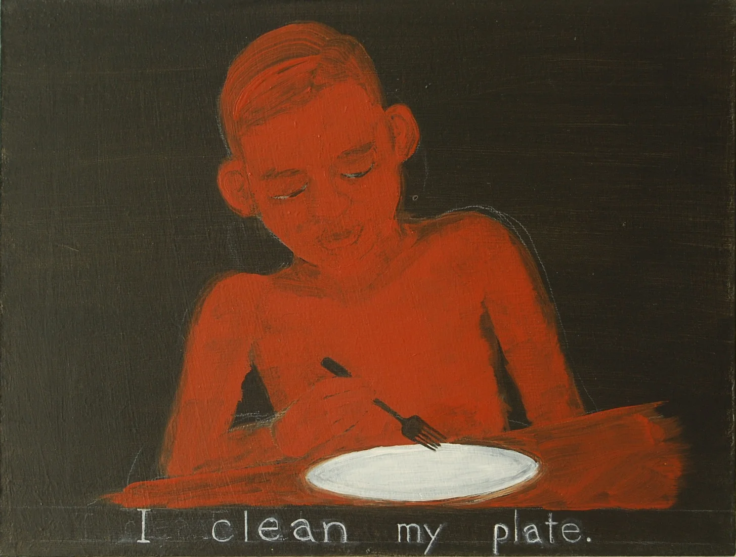 I clean my plate
