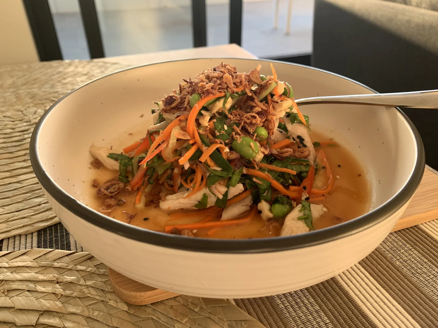 Spicy Roast Chicken Salad