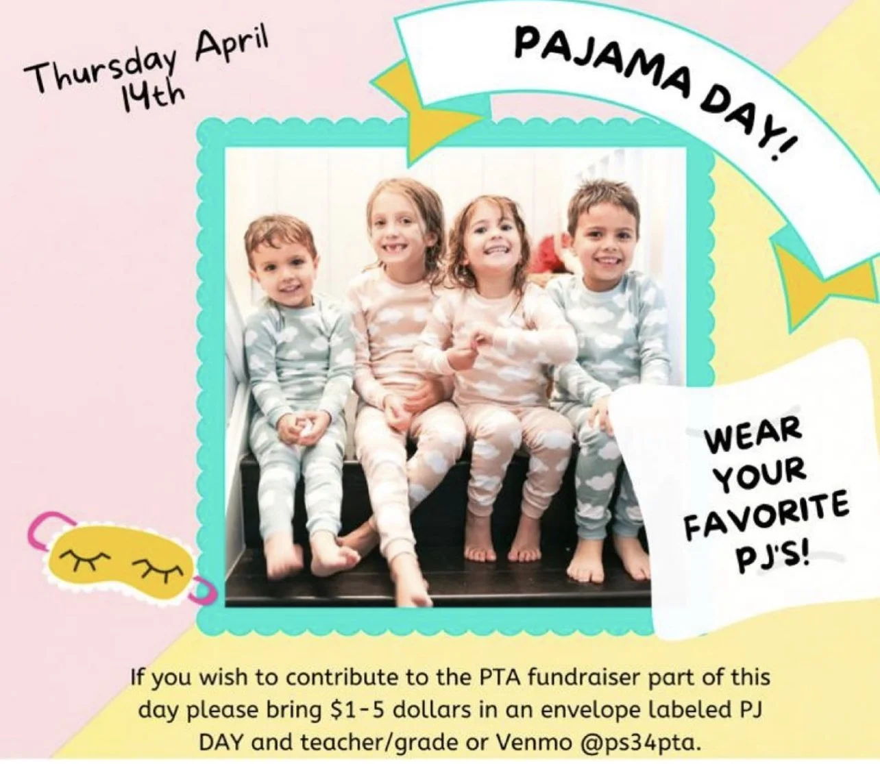 Pajama Day Flyer