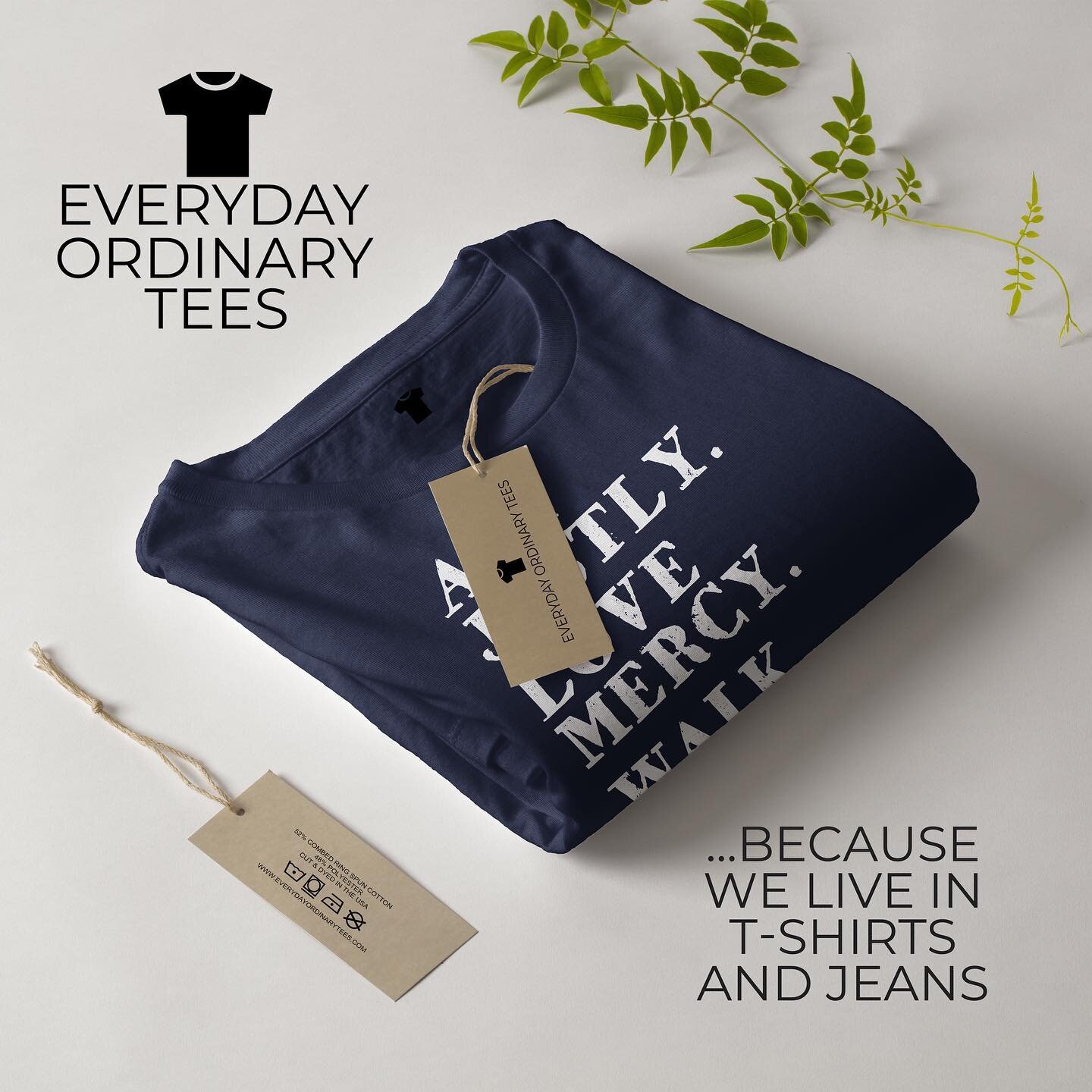 Introducing Everyday Ordinary Tees. We are all about ordinary life: simple and casual. We have created a collection of ethically-made graphic tees that feel soft and light, use yarn from environmentally-conscious growers and eco manufacturing process