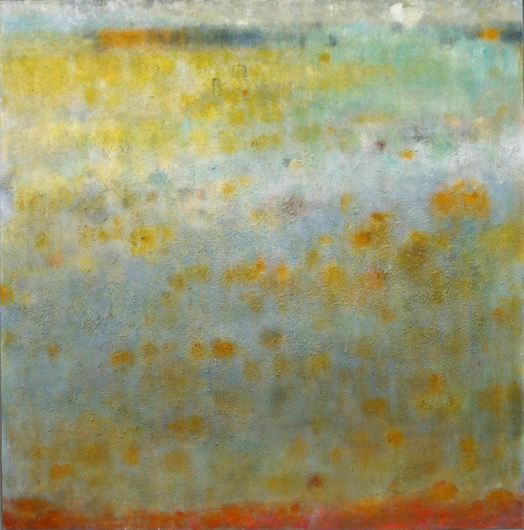 Color Through Fog_48x48 inches/122x122 cm