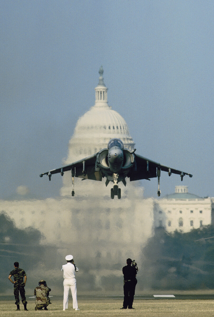 Capitol - Harrier Jet on Mall