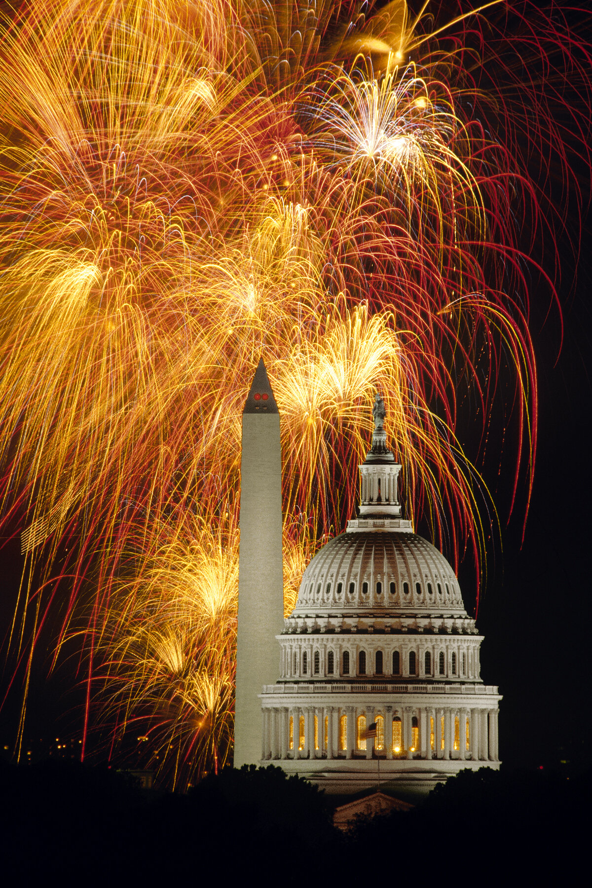 US Capitol - Fourth of July Fireworks