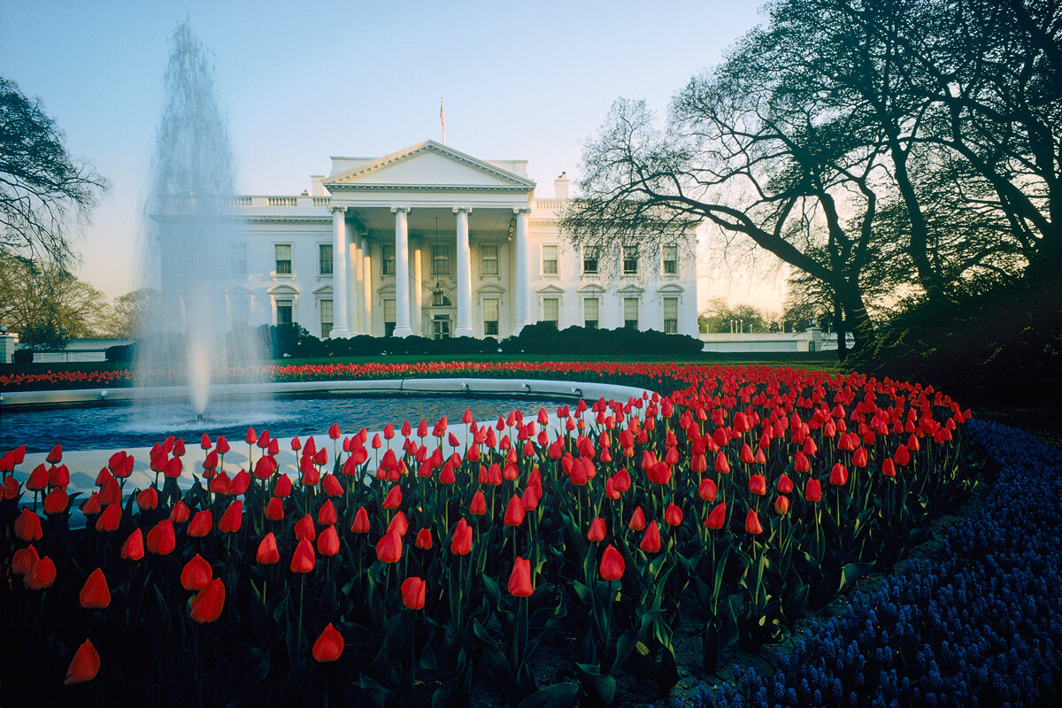 White House - North Side in Springtime