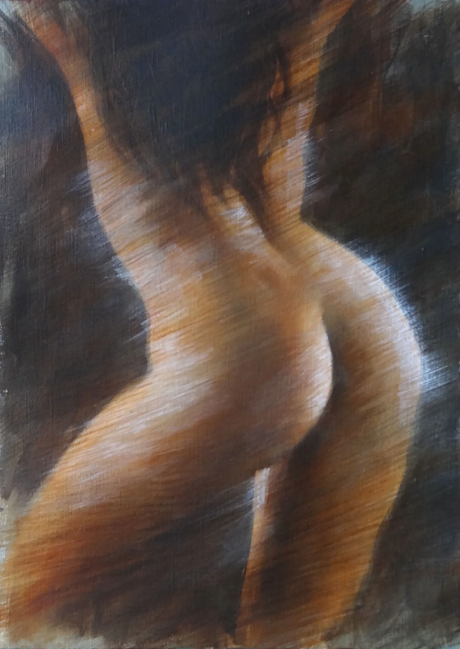  “Hips” 30 x 40 cm Acrylic on paper (study) 