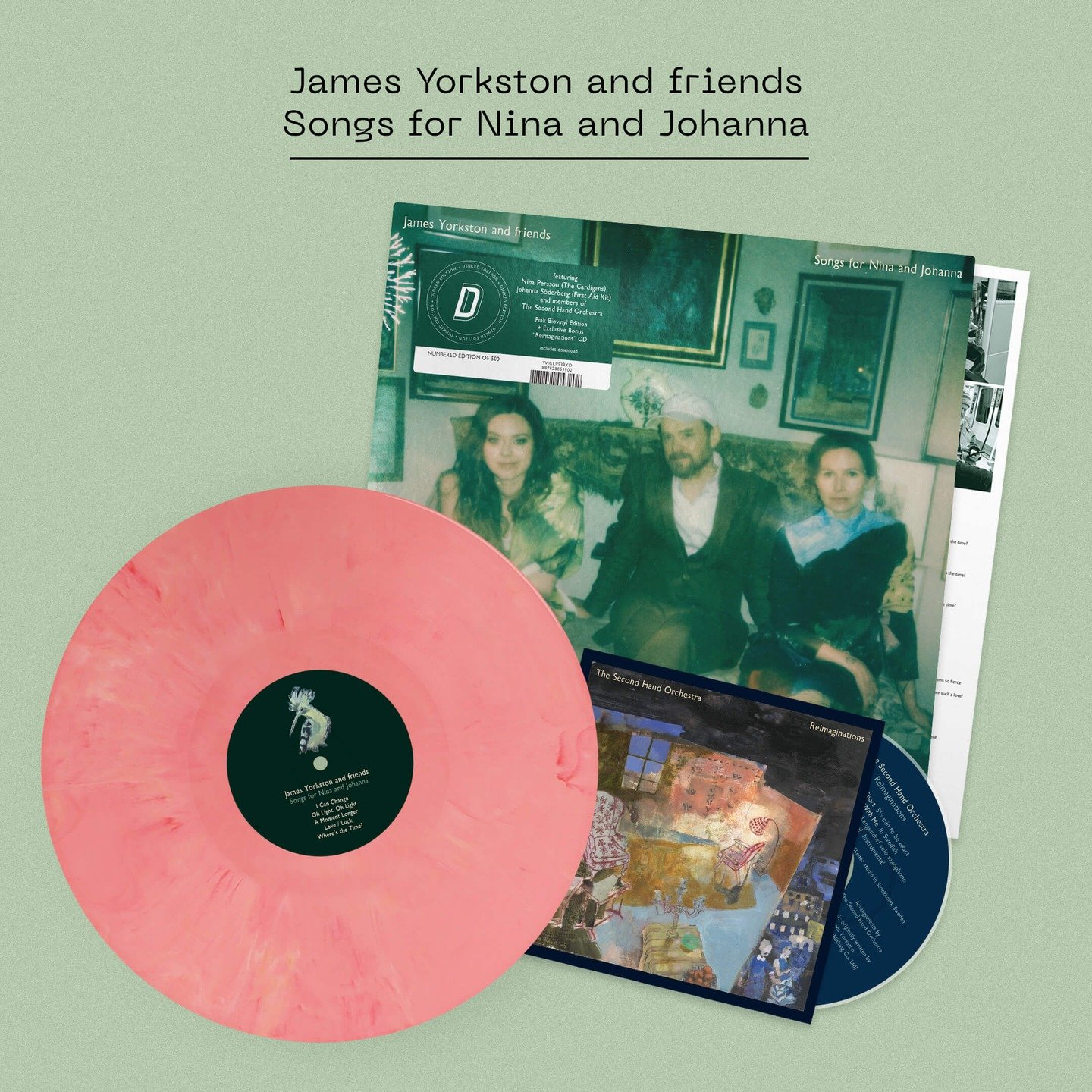 Songs for Nina and Johanna is the beautiful new album from James Yorkston, this time featuring not one but two of Sweden&rsquo;s most recognisable female vocalists.

Recorded in Stockholm with Nina Persson (The Cardigans), Johanna S&ouml;derberg (Fir