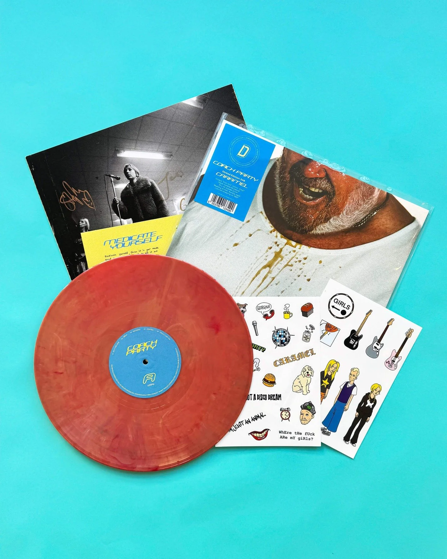 GREAT BIG NEW RELEASE ENERGY to Coach Party, who returned this week with &lsquo;Caramel&rsquo;, a melody packed, infectious record born from the shared experiences and unity of the band's four members.

The last few copies are in the racks up and dow