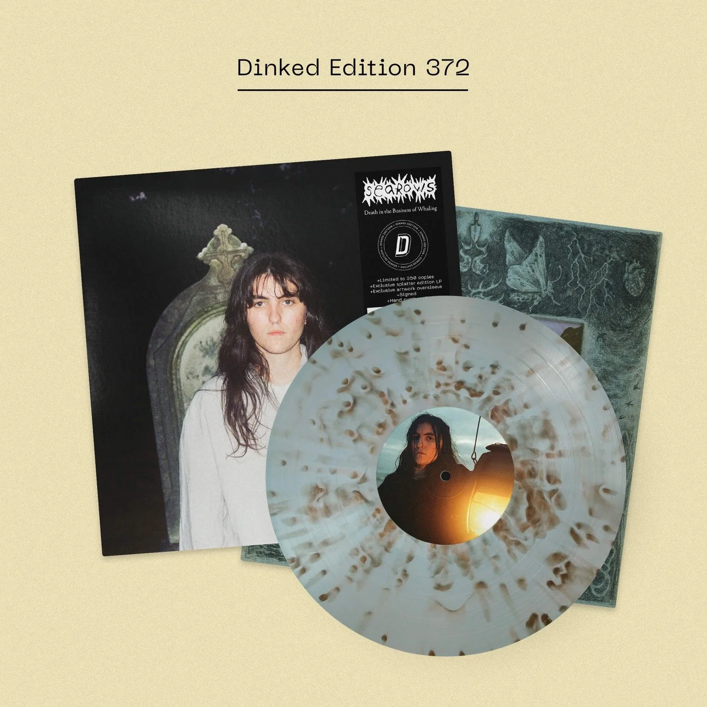 Death in the Business of Whaling is the new LP from Searows - aka Pacific Northwest singer-songwriter and guitarist Alec Duckart.

+ Dinked Edition 372
+ Seaglass with gold splatter vinyl*
+ Alternative artwork oversleeve*
+ Signed edition*
+ Hand nu