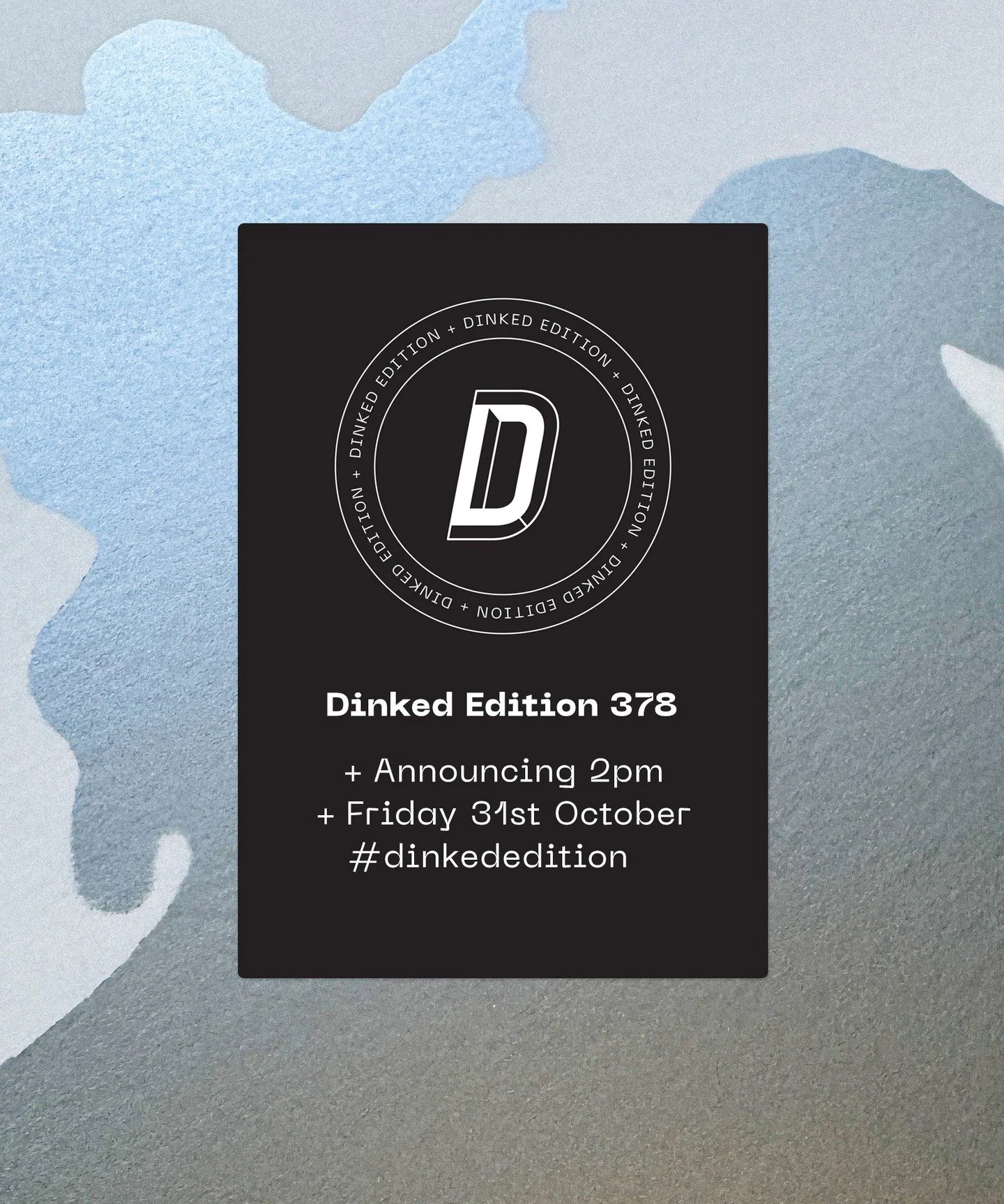 They made as many as they could... it won&rsquo;t be anywhere near enough!

Join us at 2pm VERY SHARP tomorrow for something a little bit special.

#dinkededition