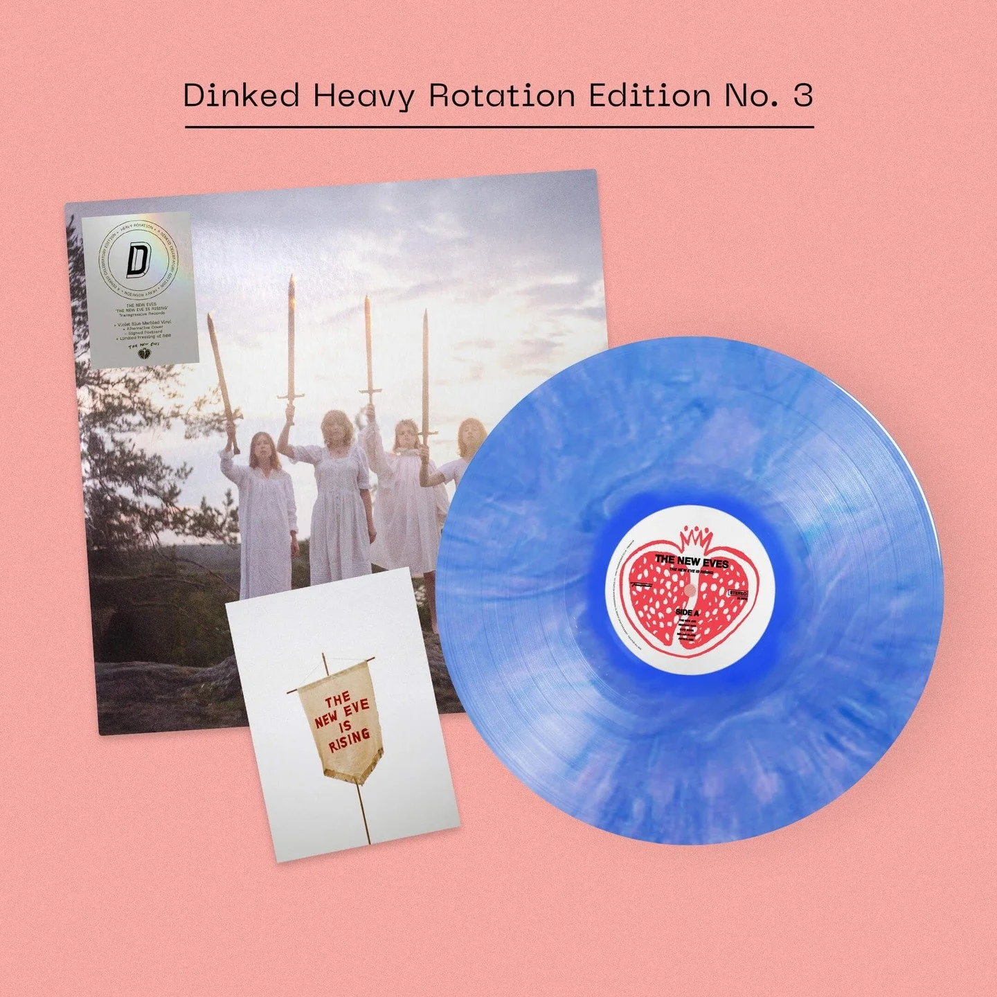 DINKED HEAVY ROTATION

The New Eves&rsquo; extraordinary debut was released to critical acclaim. An instinctive, incendiary mix of Patti Smith radical poetry, rock&rsquo;n&rsquo;roll recklessness, freak folk experimentalism and plenty more.

SHOP: ht