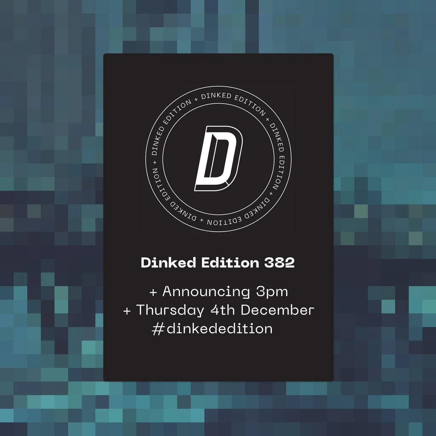 We ain't done yet this week. We'll tell you when we're done.

3pm. Serious heavy talk. #dinkededition