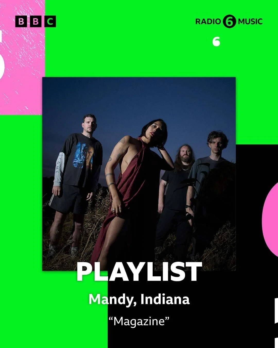 Okay okay, we know 2025 is slowly winding down, but 2026 is winding ever up!

The incendiary Mandy, Indiana have been added to the BBC 6Music playlist (so expect lots of &lsquo;Magazine&rsquo; on your wireless) AND have announced a bunch of live date