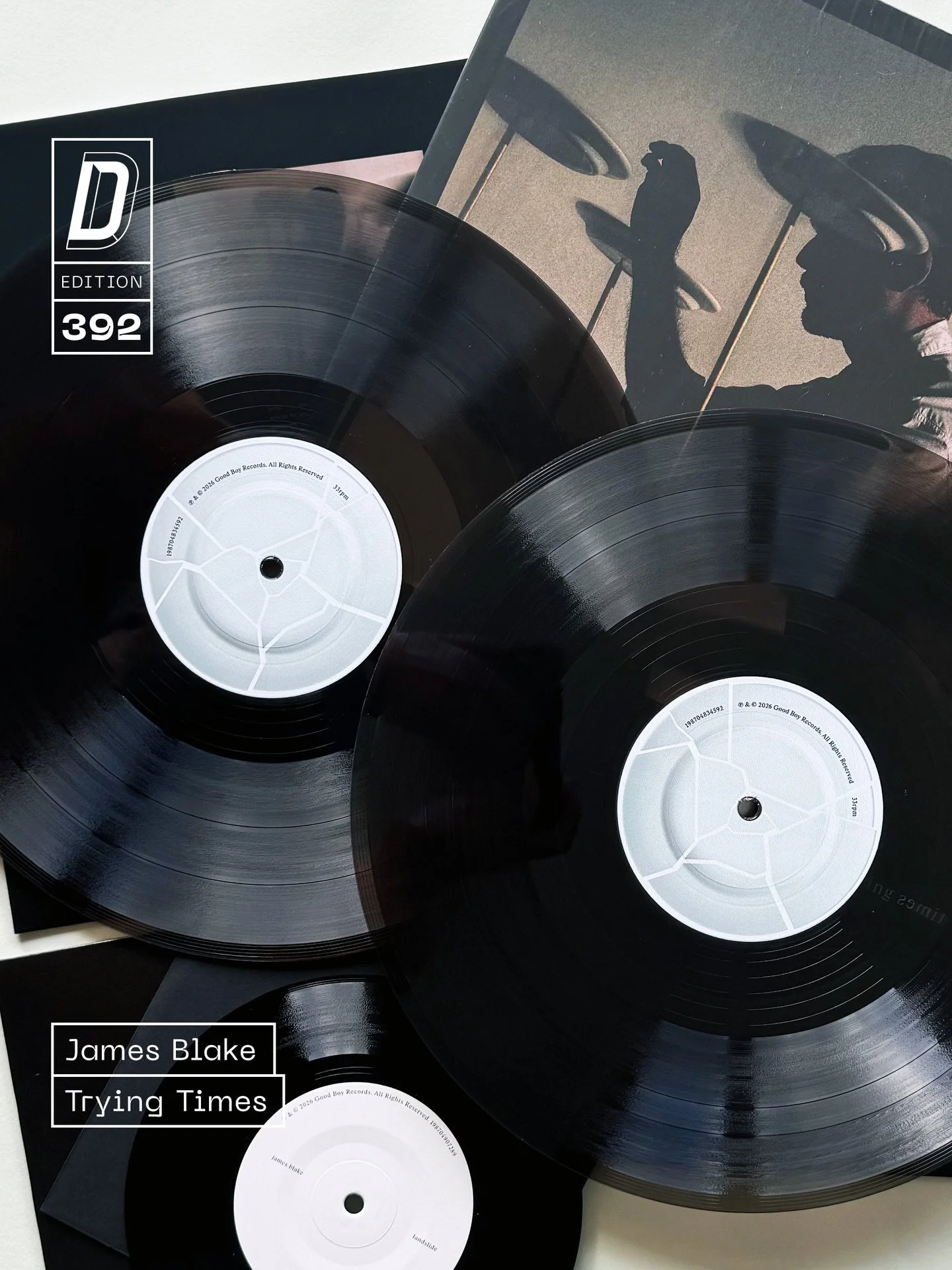 OUT NOW

Trying Times is the seventh studio album from Mercury Prize winner James Blake. Featuring British rapper Dave, and singer-songwriter Monica Martin, it&rsquo;s a record about being in love whilst battling the limits of the self against a back