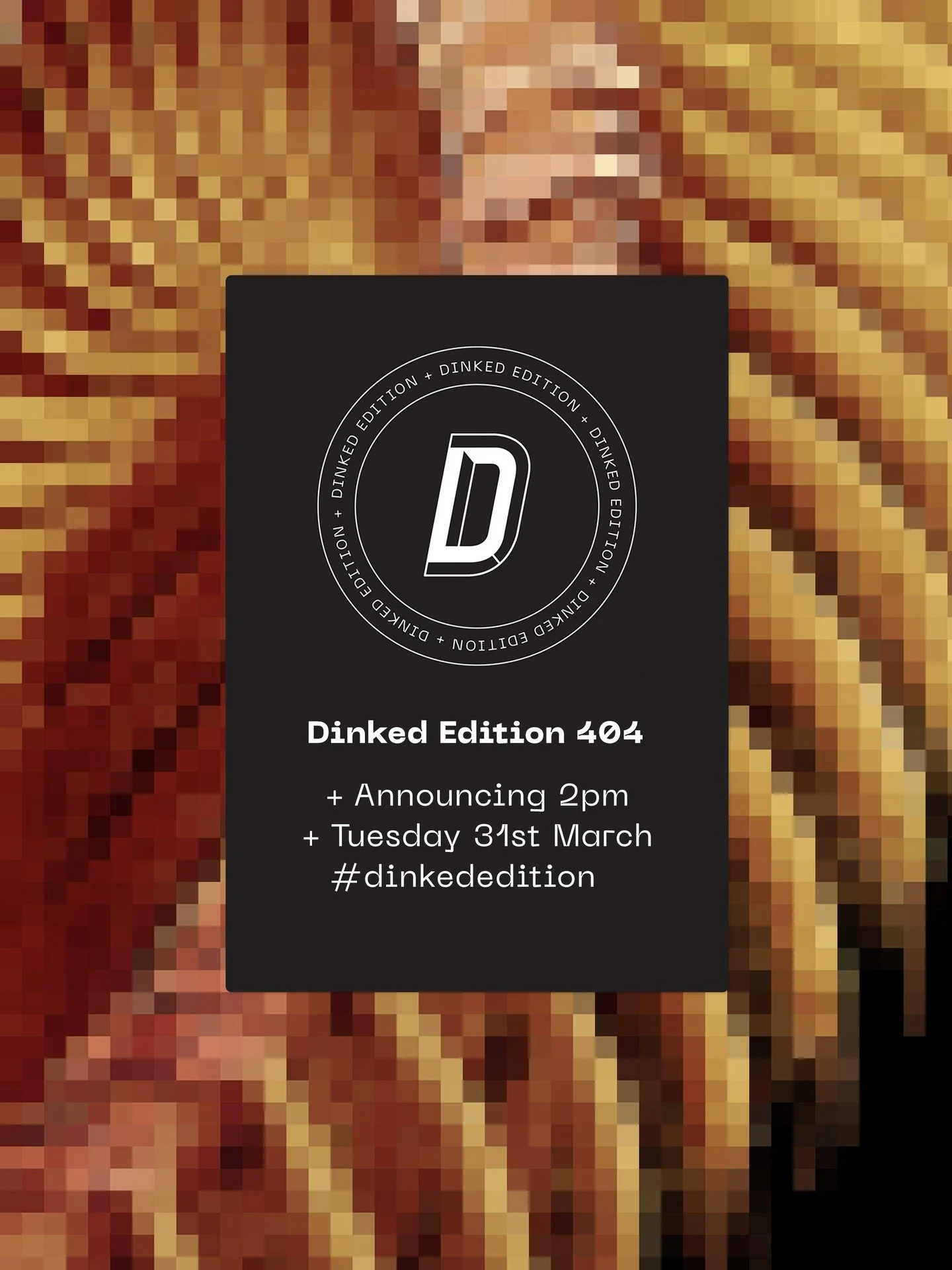 We're winding down March 26 with Number 404.

It's full of heavy goodness. Join us tomorrow at 2pm for a bit of loud.

#dinkededition