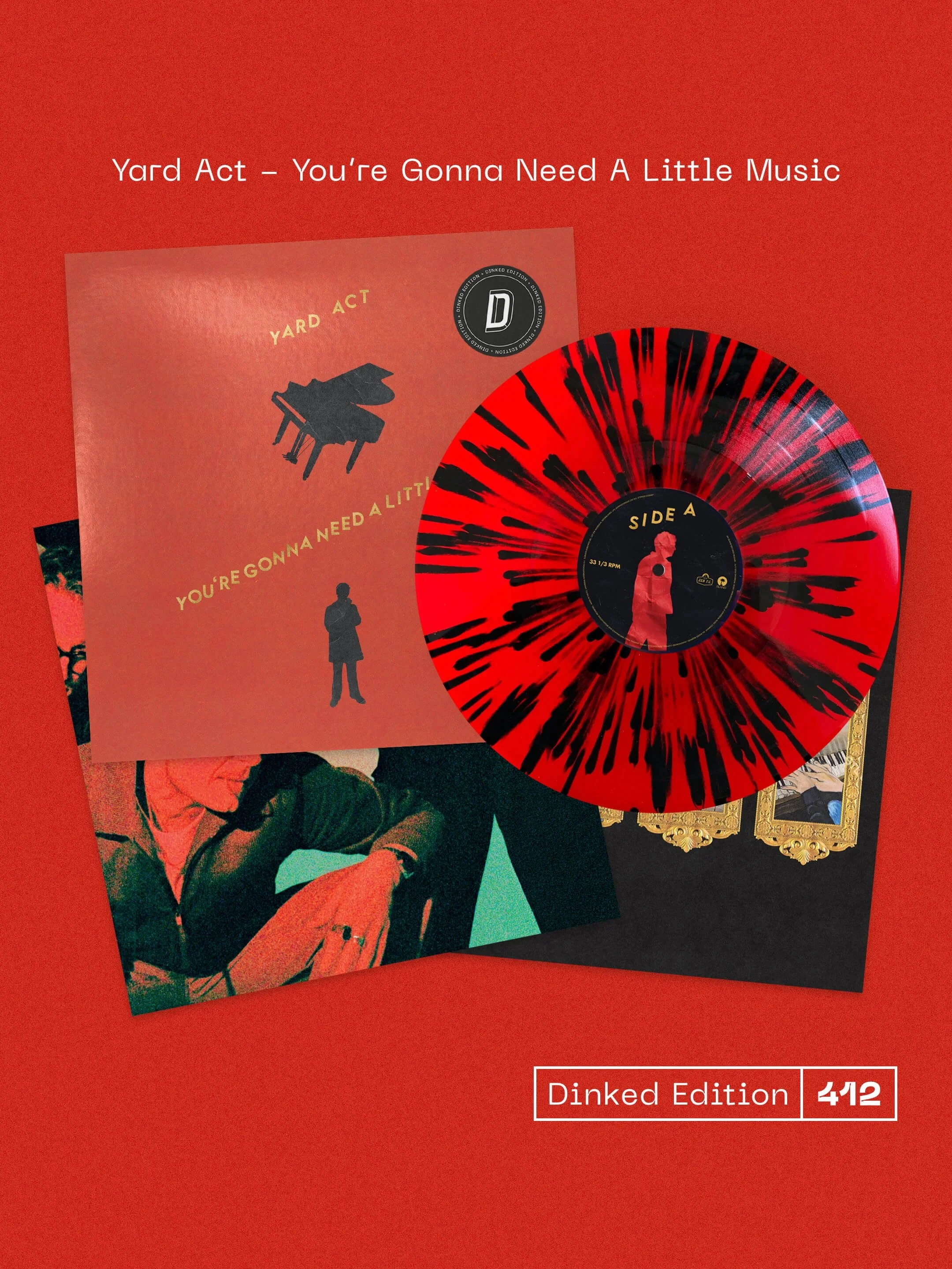 You&rsquo;re Gonna Need A Little Music marks the return of the Mercury Prize-nominated @yardactband, and is an album that rings with the chemistry and energy of a band absolutely locked in.

⚫ Red with black splatter vinyl*
🔴 Alternative sleeve artw
