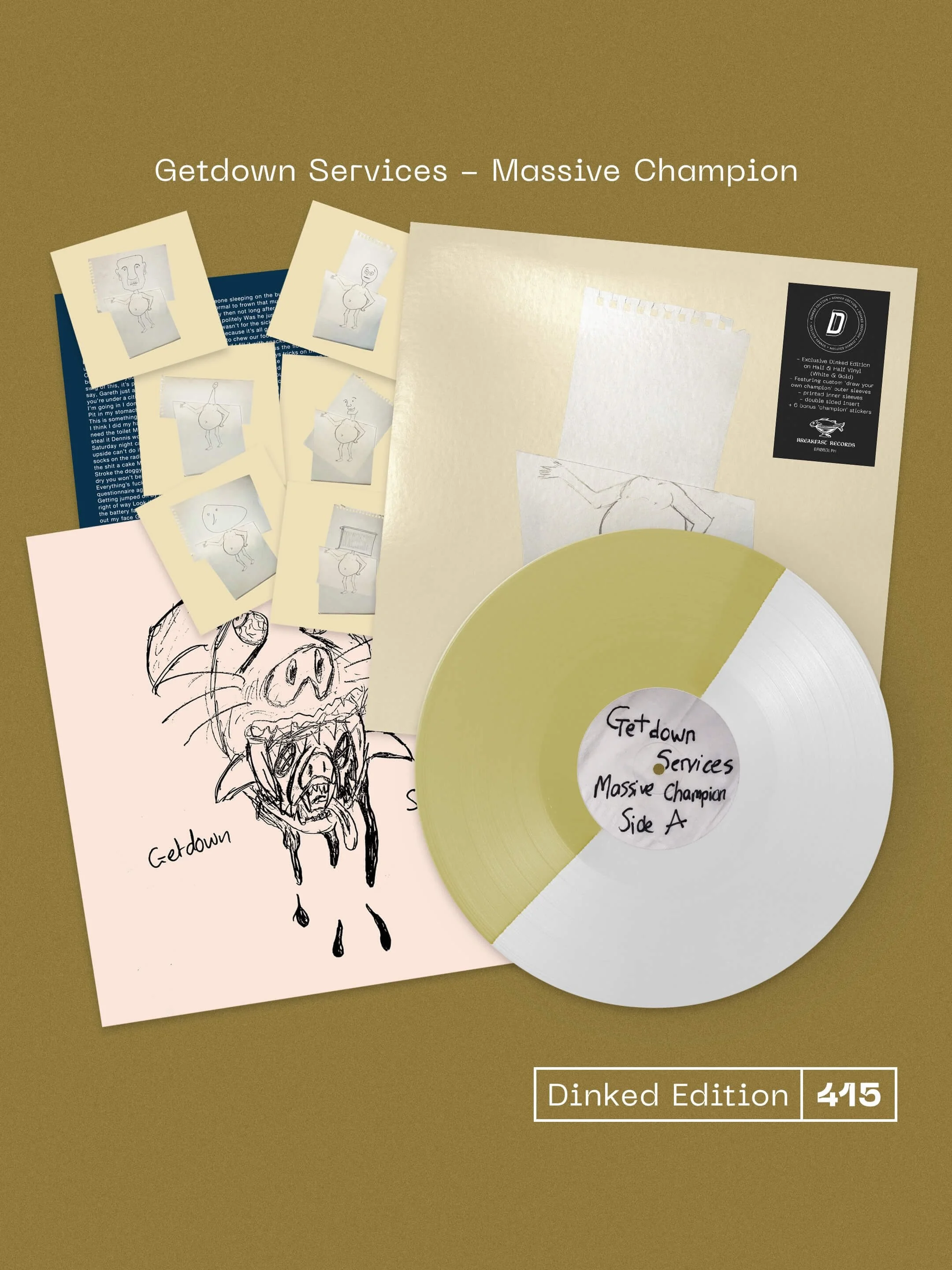 Massive Champion... MASSSSSSSIVE CHAMPION!!!

Written in green rooms, on long car journeys and in the gaps between relentless touring, &lsquo;Massive Champion&rsquo; is the highly anticipated new album from Bristol&rsquo;s @getdown_services.

The duo
