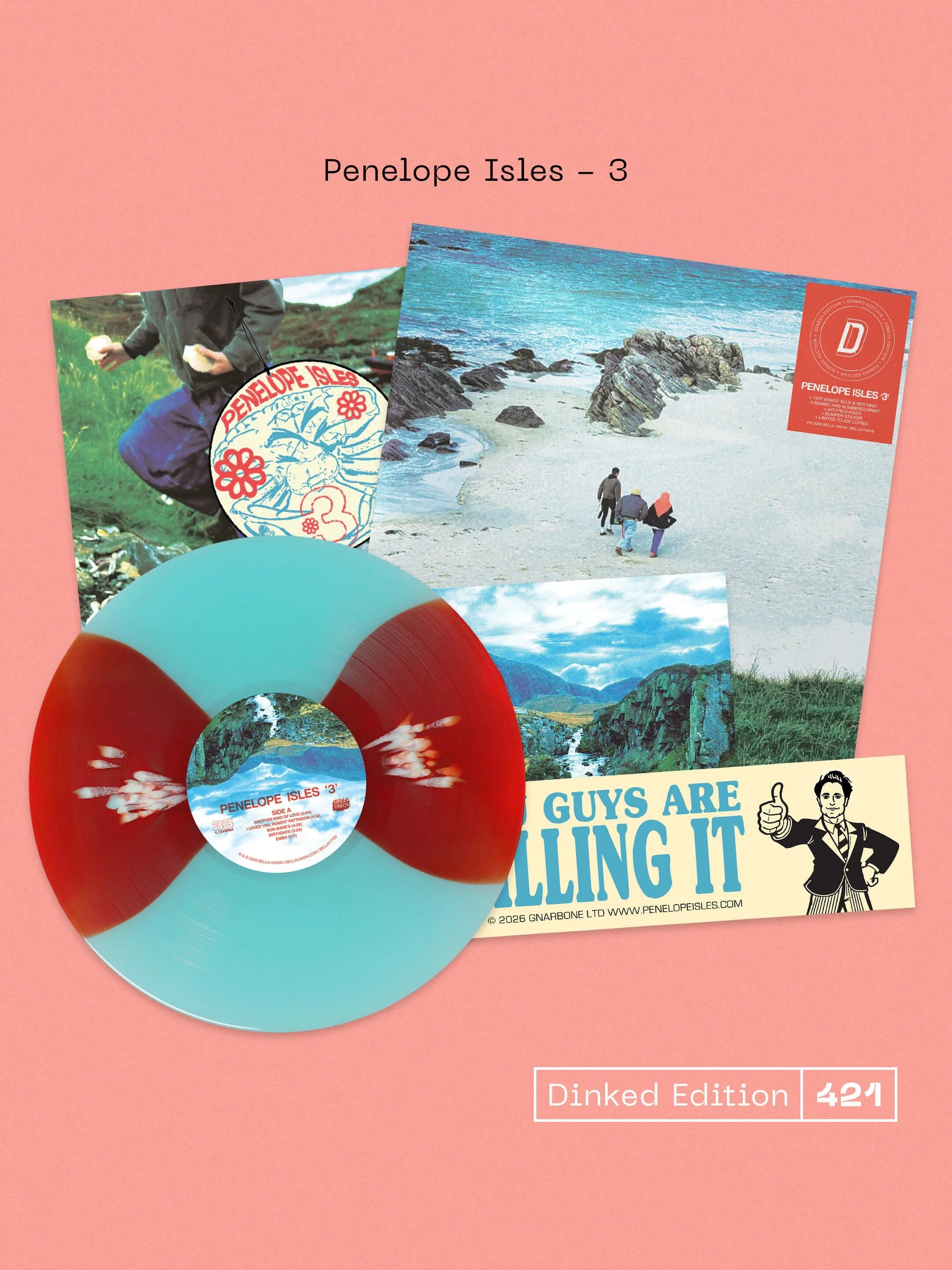 After a brief disappearance into solo records and restless touring, Wolter siblings Jack and Lily resurface as @PenelopeIsles with 3: a record drenched in salt and sun, with the tide pulling at its edges.

We are so delighted to have them back!

+ Di