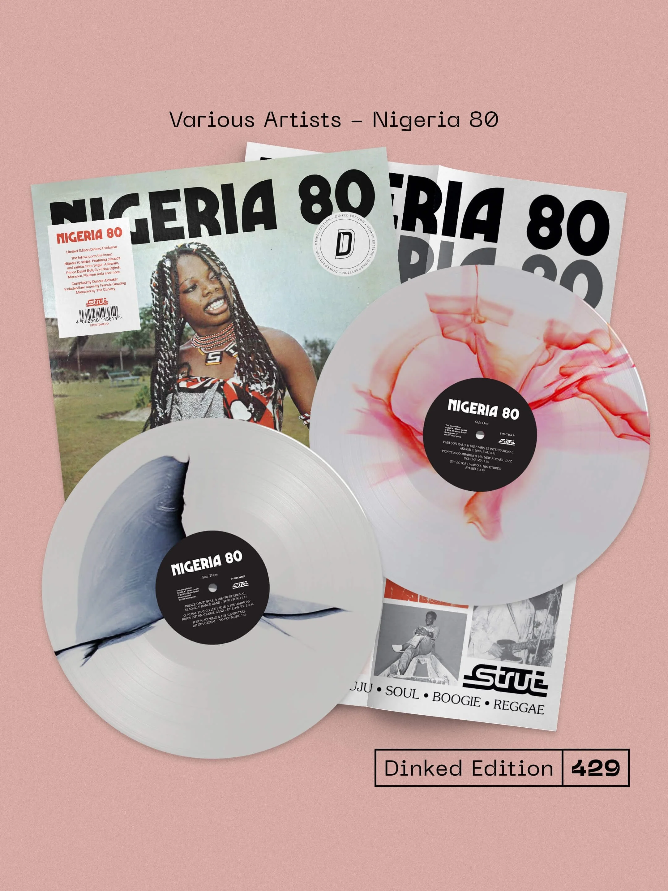 Strut Records announce the next essential chapter in the legendary Nigeria 70 series, diving deep into the explosive sound world of 1980s Nigeria.

This is such a Dinked bucket list moment!

🇳🇬 Dinked Edition 429
🇳🇬 Inksplosion coloured 2LP (one 