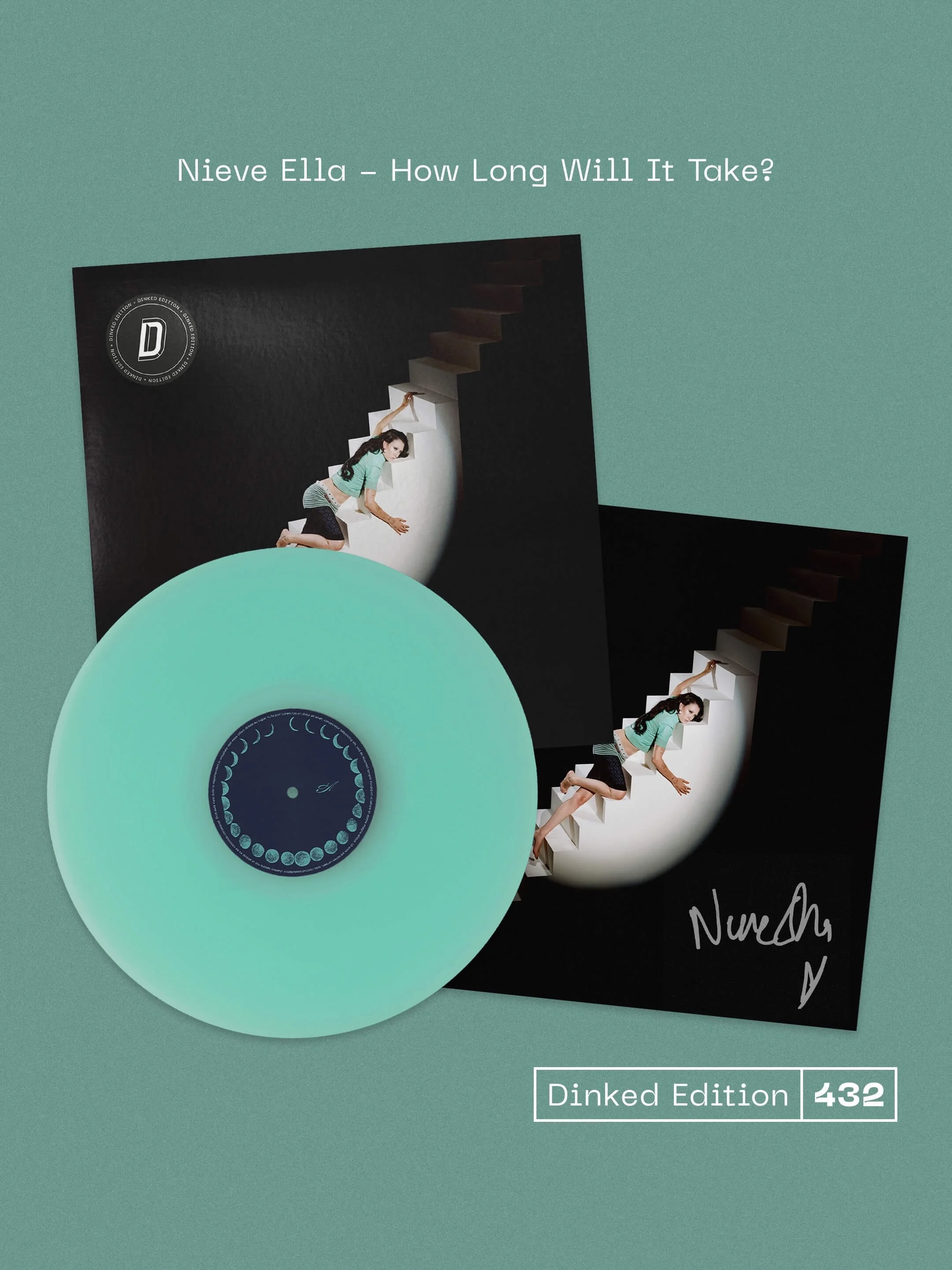 It&rsquo;s The Dinked Turquoise Edition! 

Nieve Ella&rsquo;s potent indie-rock confessionals, seamlessly melded with 90&rsquo;s guitar ambience, continue to resonate with her hyper-engaged fan base.

How Long Will It Take? is a straight-talking bang