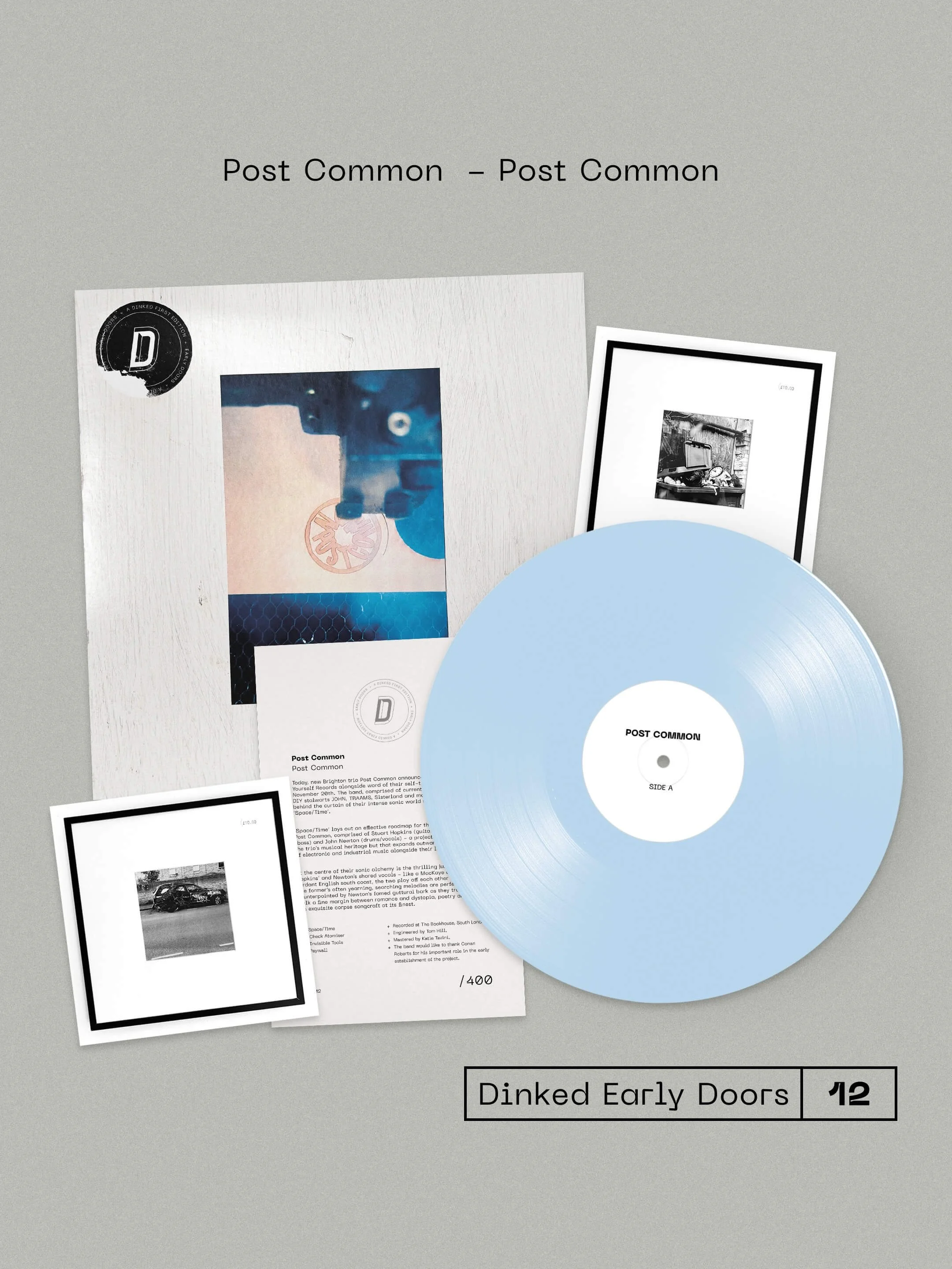 Post Common is the combined forces of Dinked alumni John Newton of JOHN and Stuart Hopkins of TRAAMS with Ian Humes (of Yetti and many other outfits over the years).

Oscillating between plosive power and haunting melodies&hellip; This is a riot!

+ 
