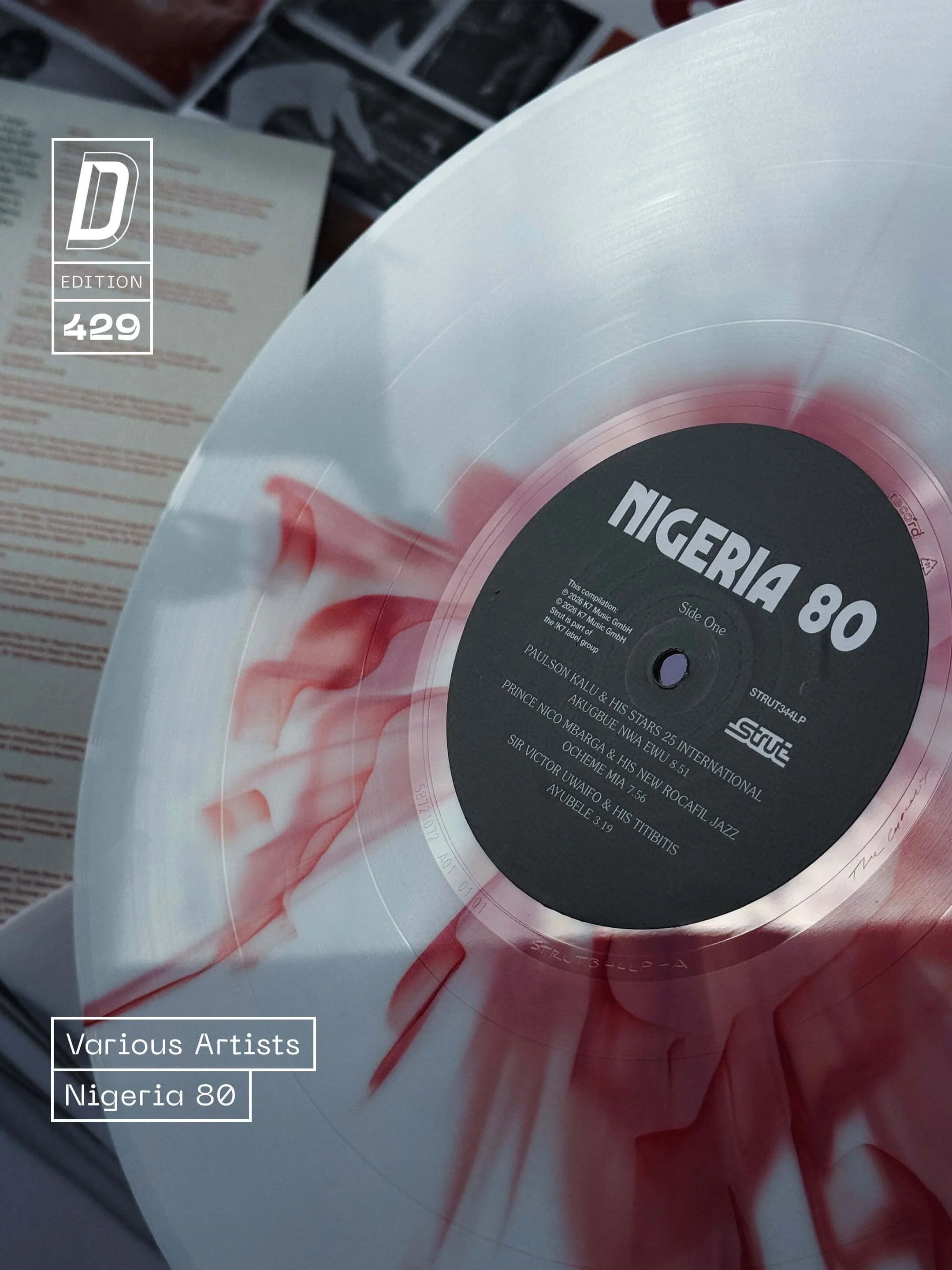 OUT NOW | Nigeria 80

Continuing the seminal (... yep!) work of their Nigeria 70 compilations, Strut jumps into the 1980&rsquo;s for more of the absolute good stuff.

Compiled by frequent Strut collaborator Duncan Brooker, Nigeria 80 covers highlife,
