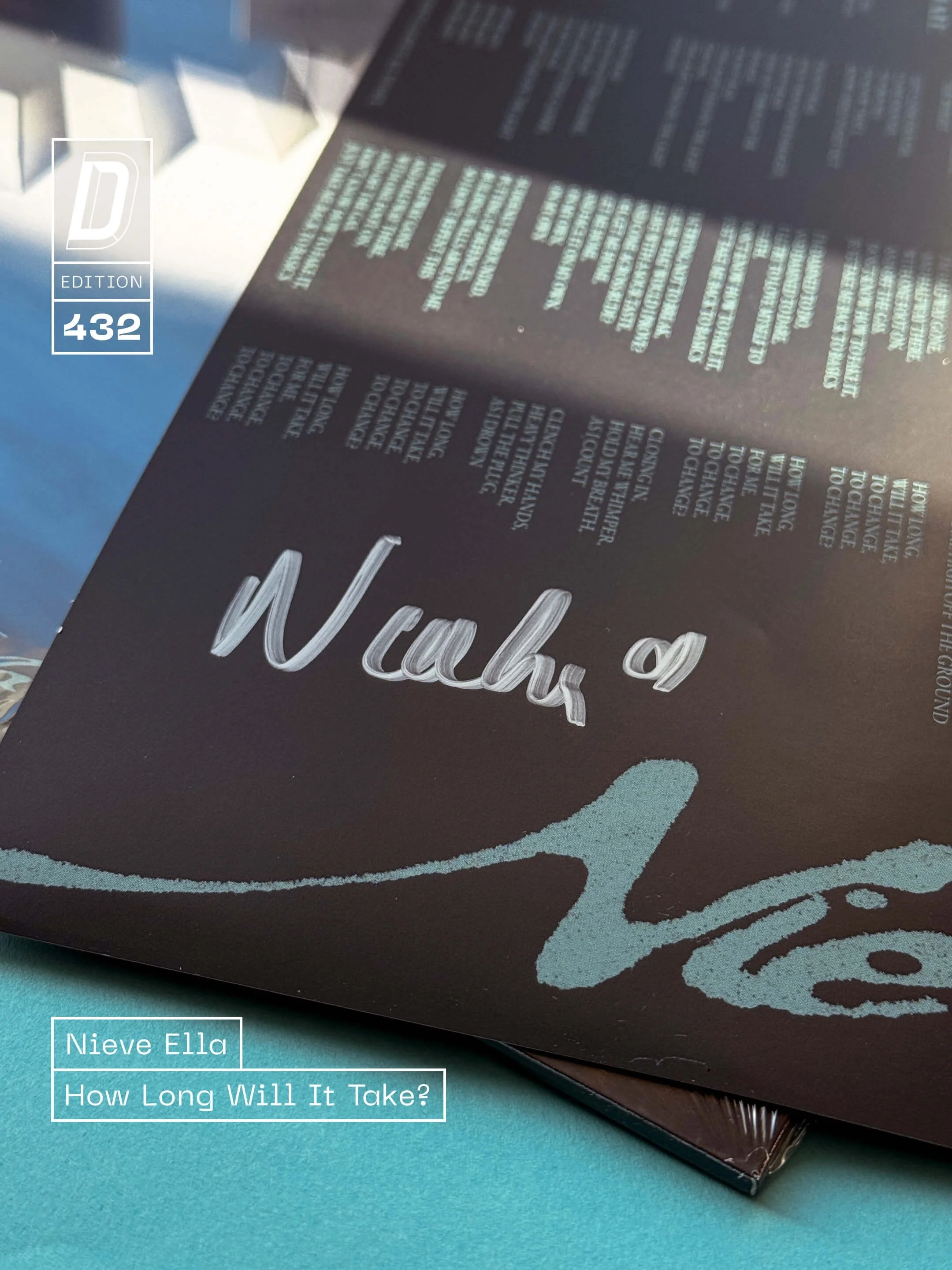 OUT NOW | Nieve Ella

How Long Will It Take? is the debut LP from @nieveella, rich in sweeping indie-rock confessionals.

&ldquo;A compelling balance between vulnerability and creative fearlessness.&rdquo; &ndash; NME

+ Dinked Edition 432
+ Turquois