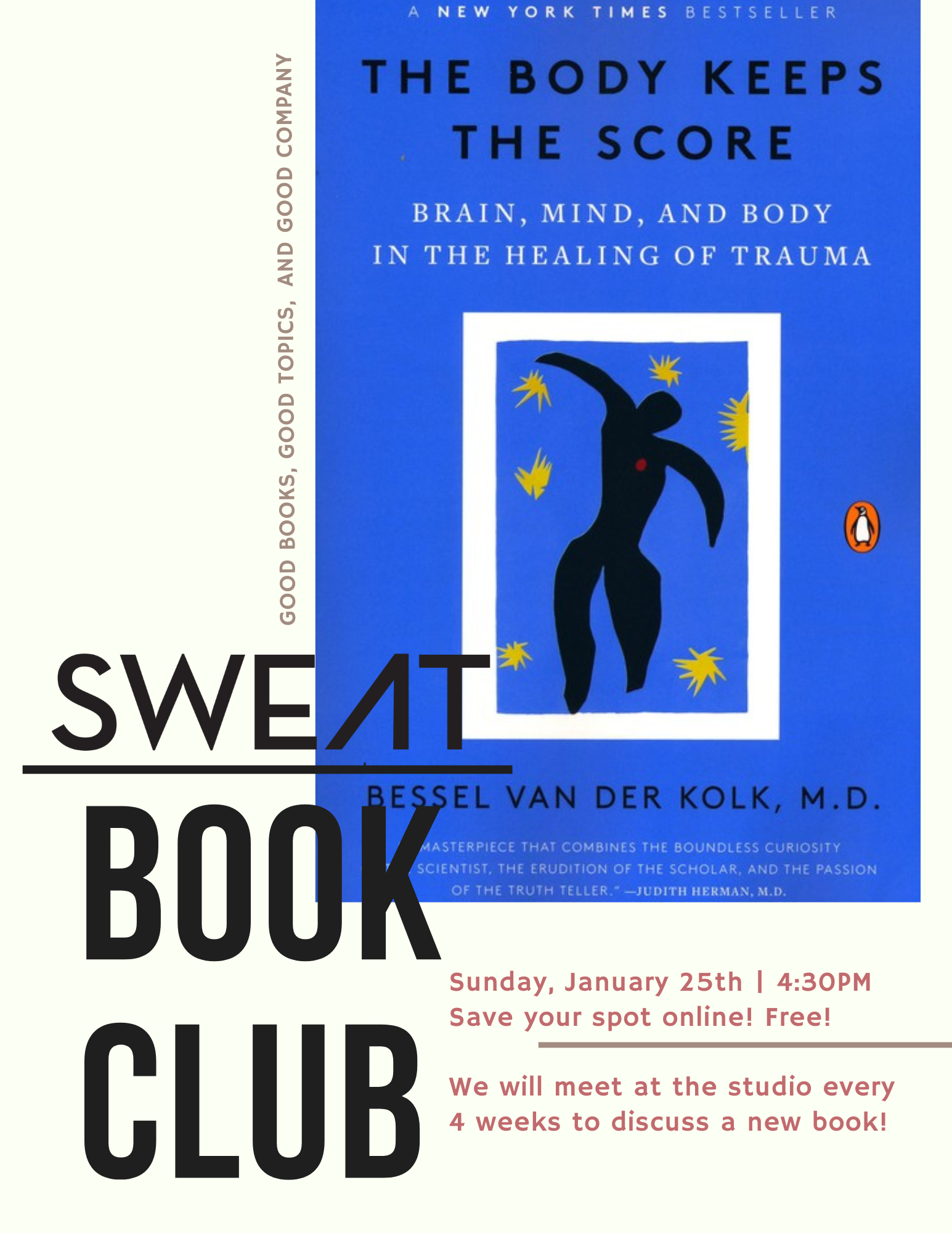 SWEAT BOOK CLUB!