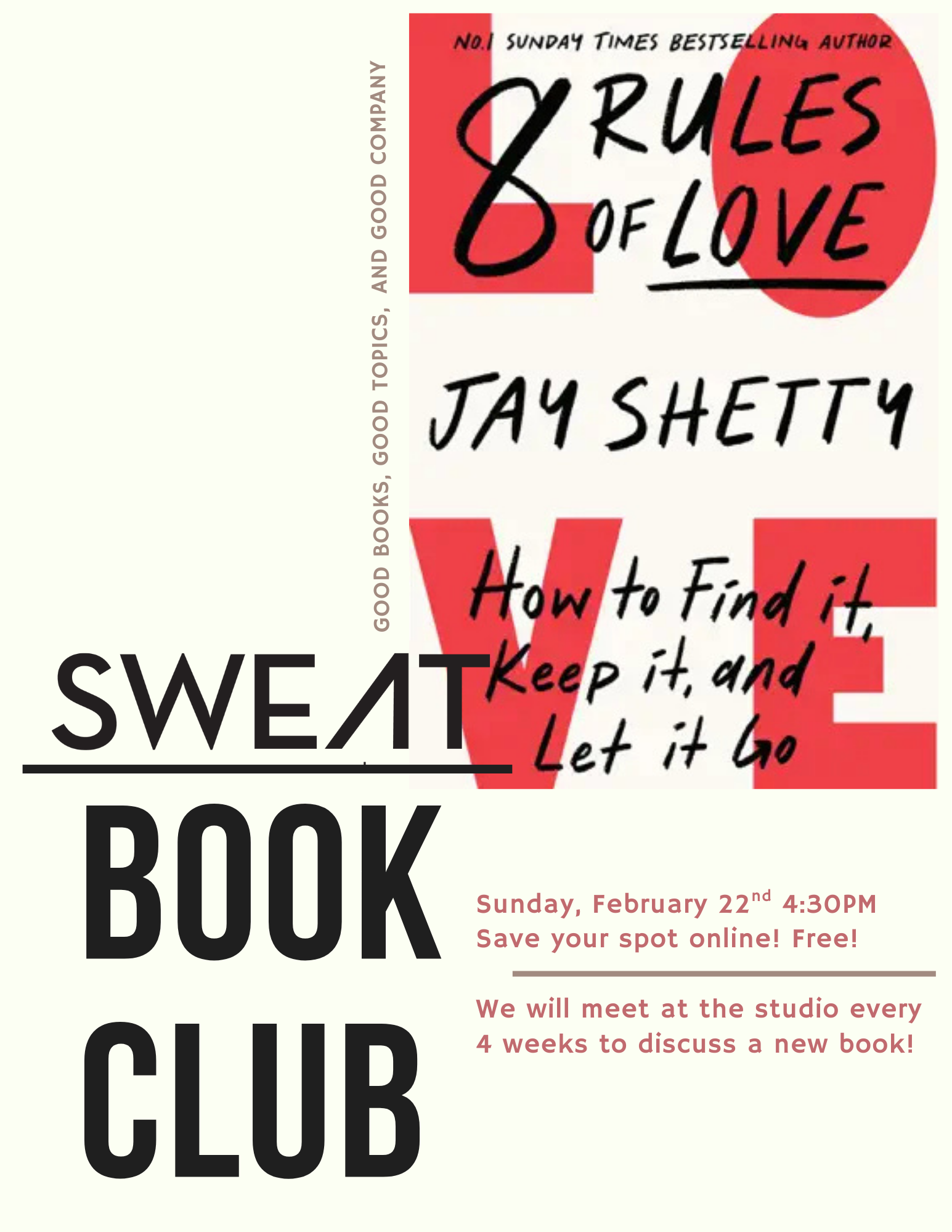 SWEAT BOOK CLUB!