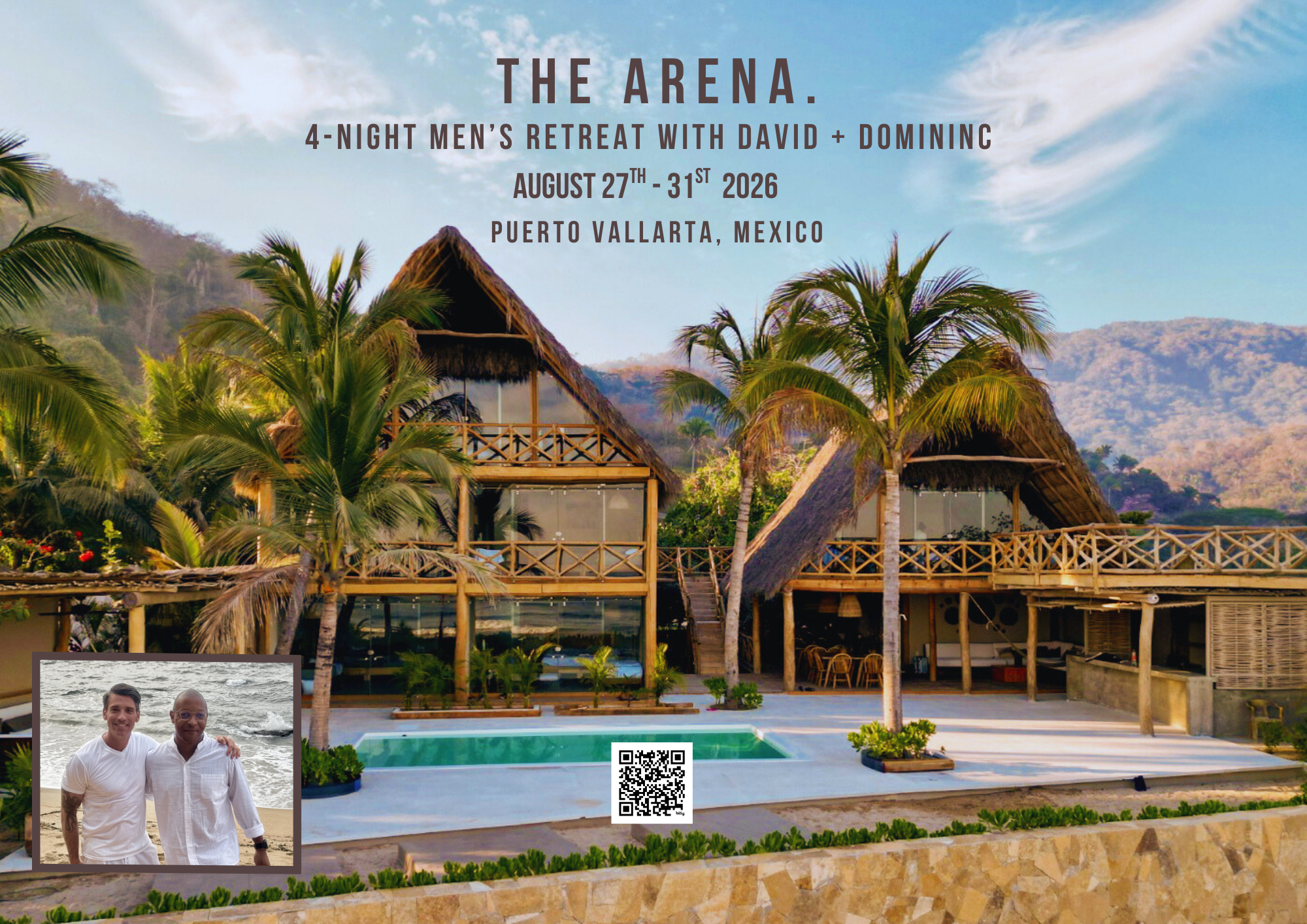 The ARENA. A Men's Retreat with David + Dominic