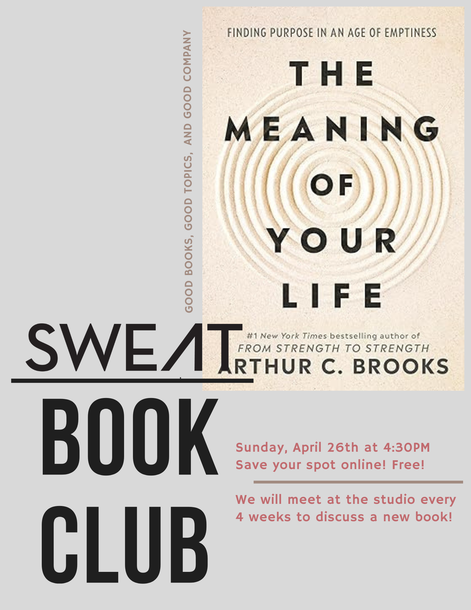 SWEAT BOOK CLUB!