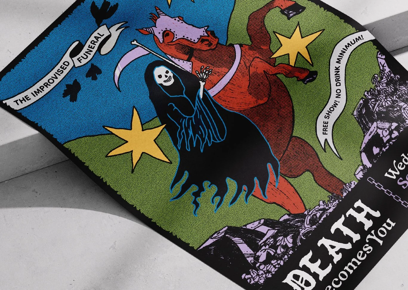 Death Becomes You Gig Poster