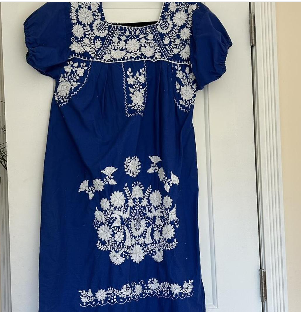 Vintage traditional Mexican dress