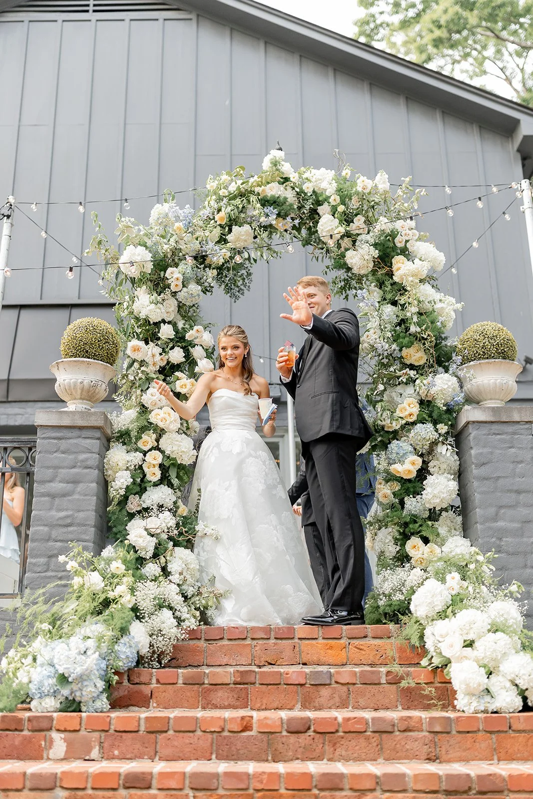 Lush Floral Arch at Estate - Photo by Emily Holmes (Copy)